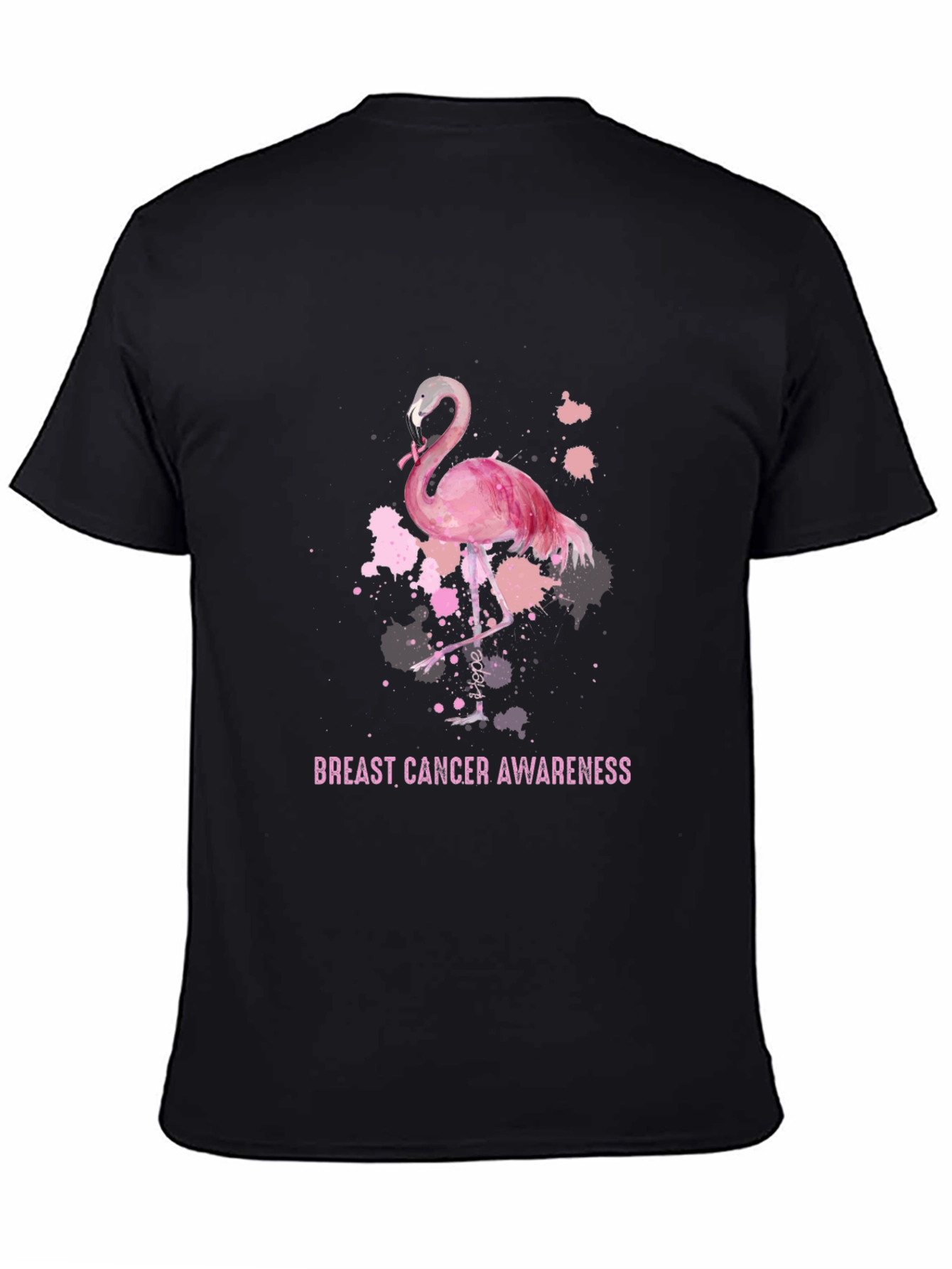 Breast Cancer Awareness Flamingo T-Shirt