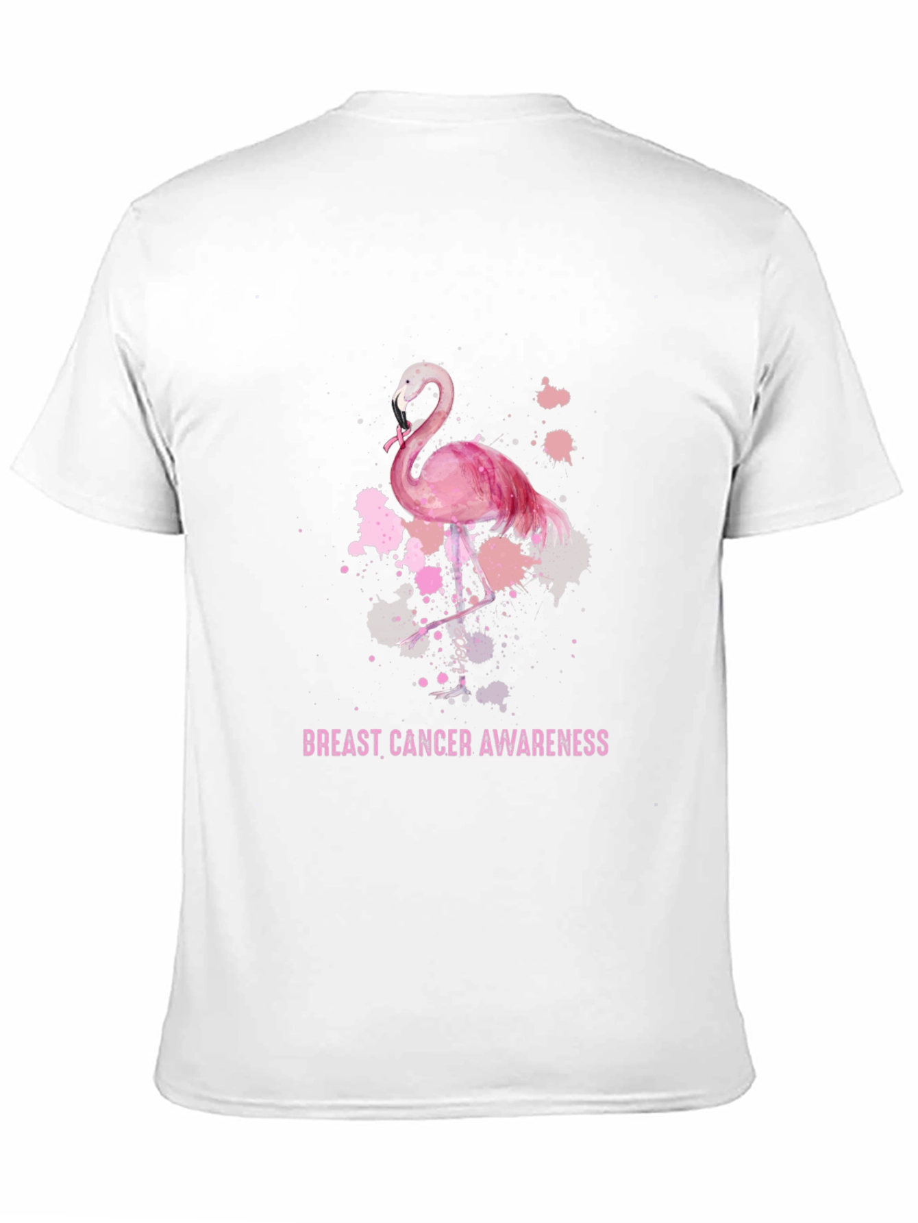 Breast Cancer Awareness Flamingo T-Shirt