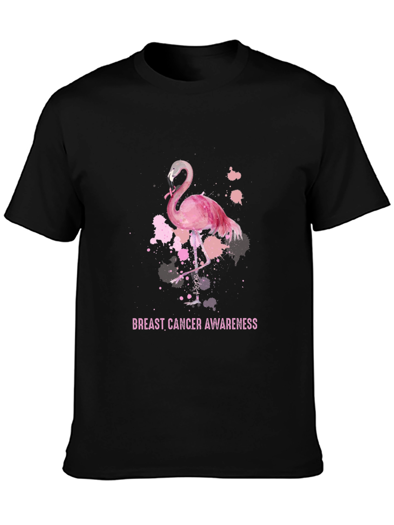 Breast Cancer Awareness Flamingo T-Shirt