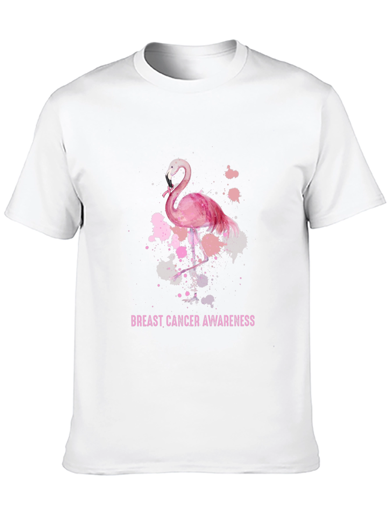 Breast Cancer Awareness Flamingo T-Shirt