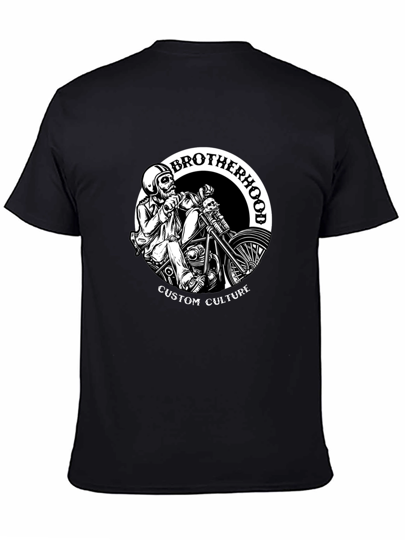 Brotherhood Custom Culture Black Graphic T-Shirt