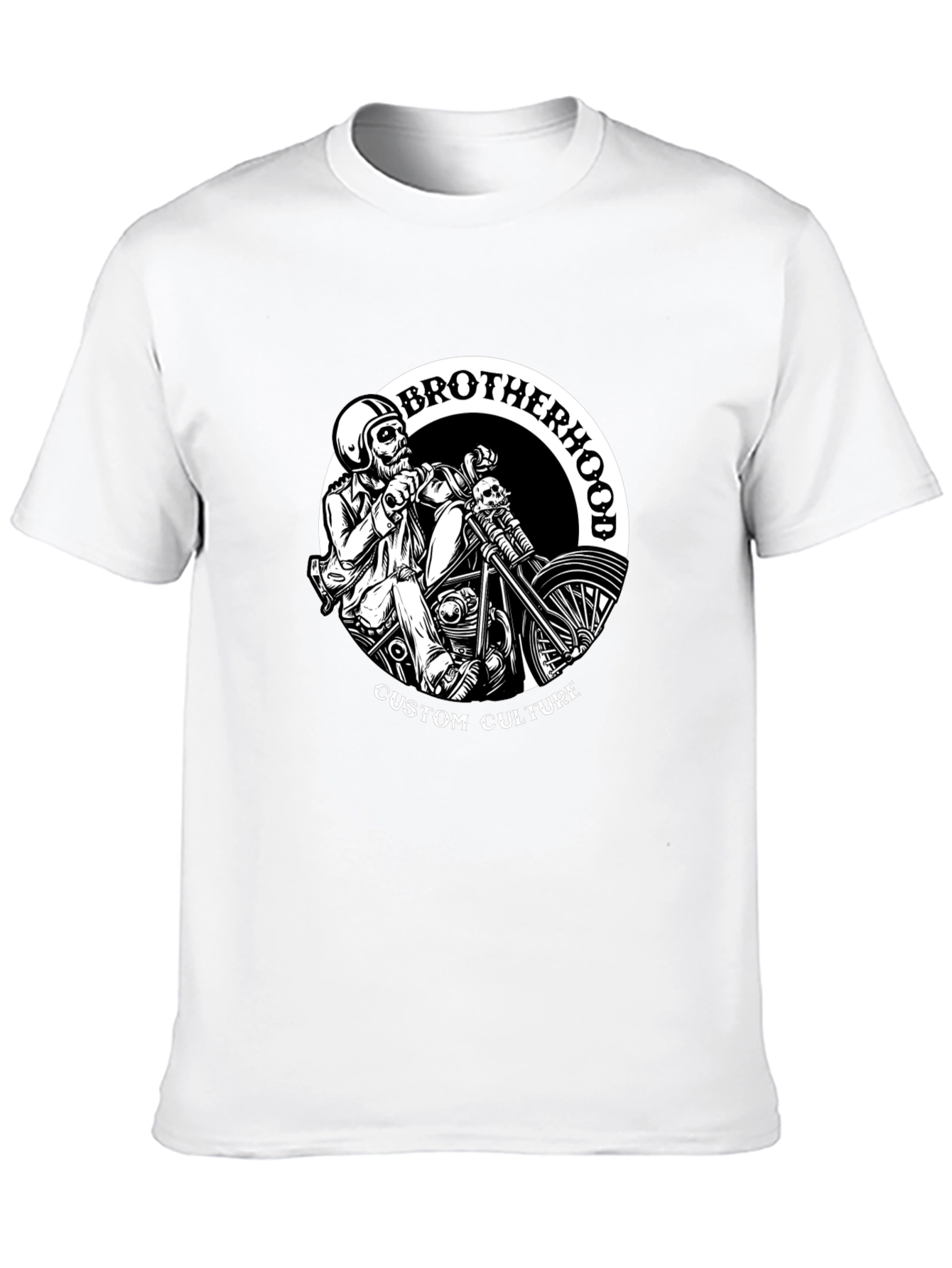 Brotherhood Custom Culture Black Graphic T-Shirt