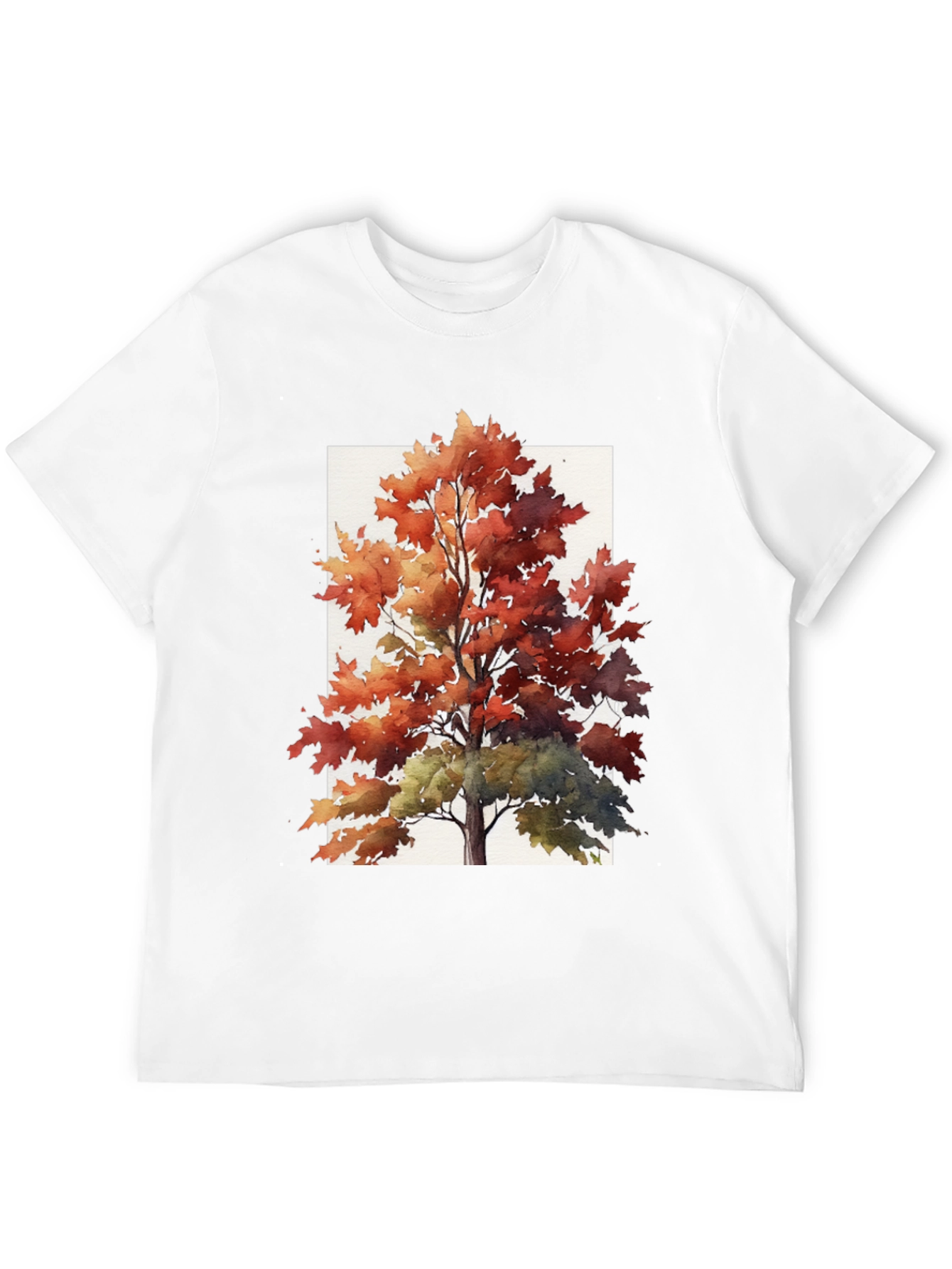 Autumn Tree Graphic Tee - Stylish Fall Apparel