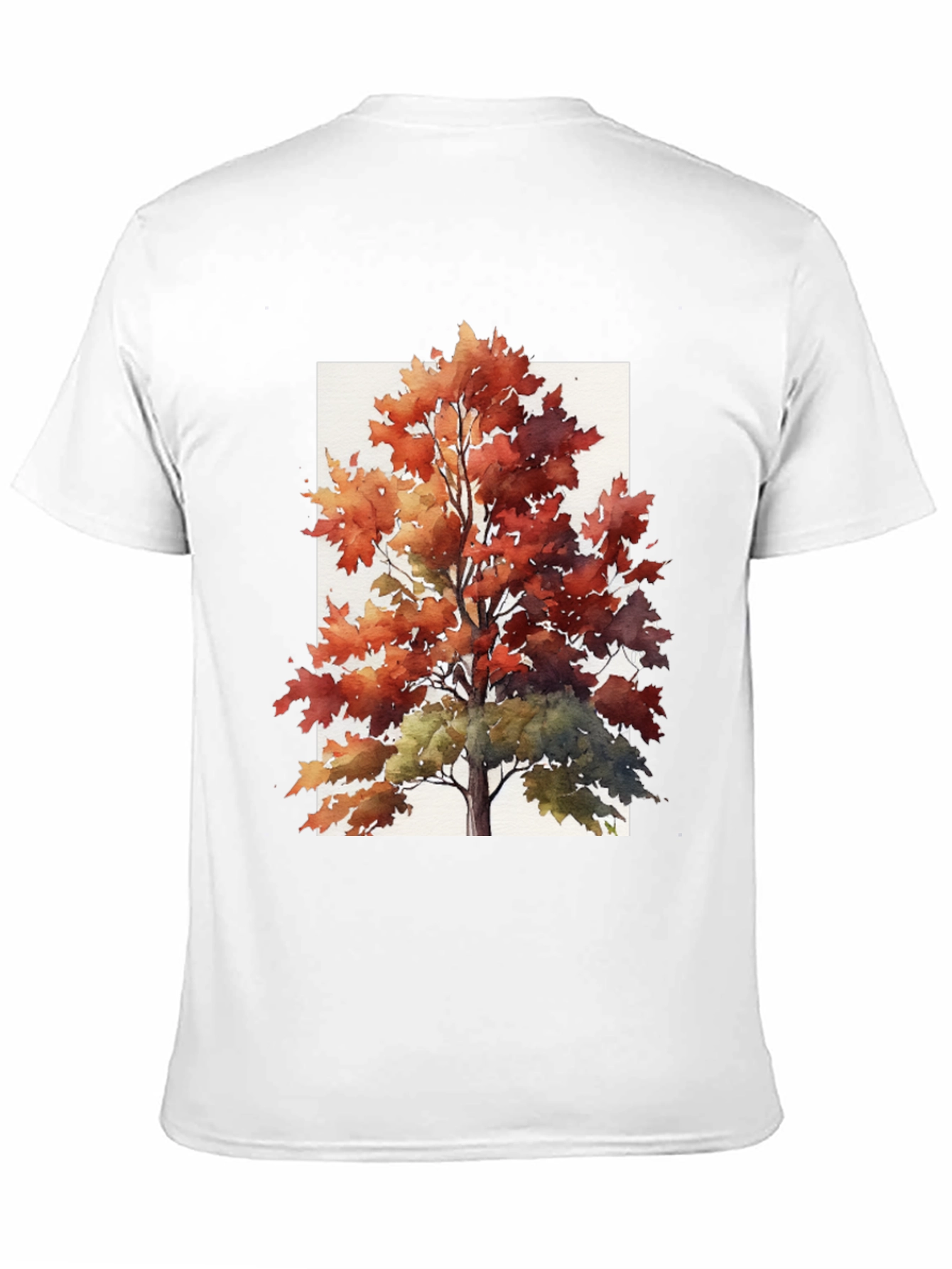 Autumn Tree Graphic Tee - Stylish Fall Apparel