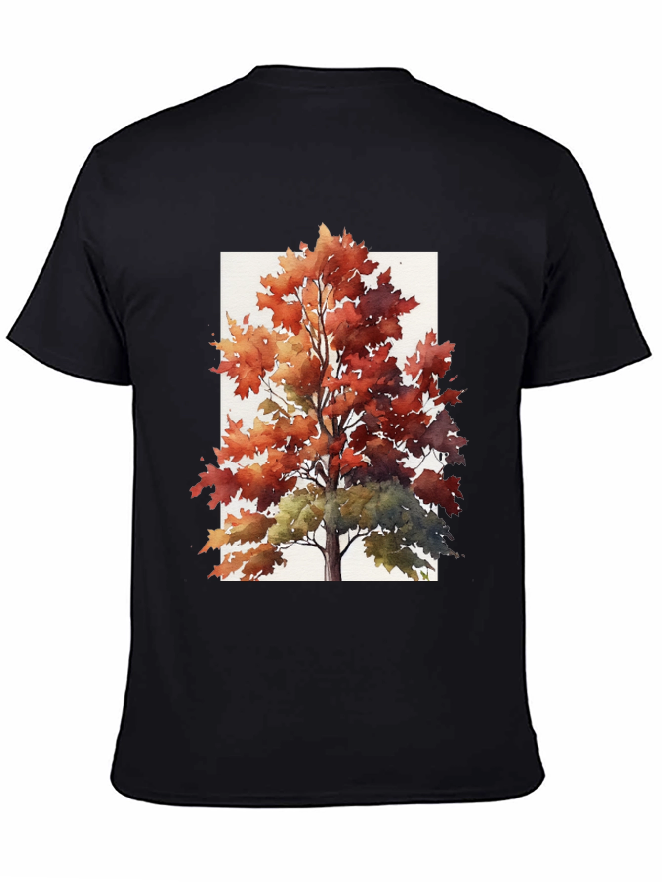 Autumn Tree Graphic Tee - Stylish Fall Apparel