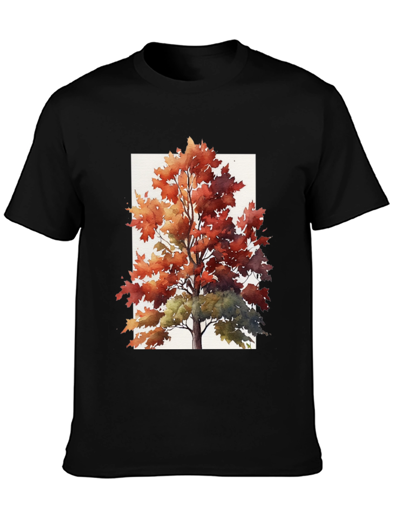 Autumn Tree Graphic Tee - Stylish Fall Apparel