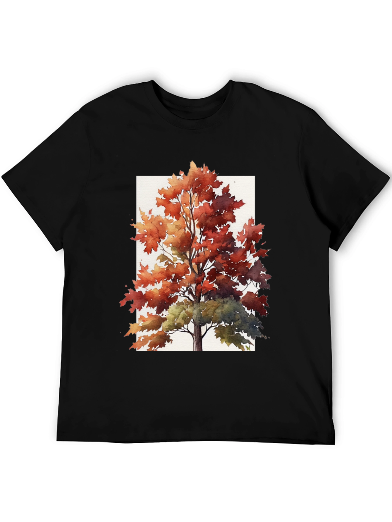 Autumn Tree Graphic Tee - Stylish Fall Apparel