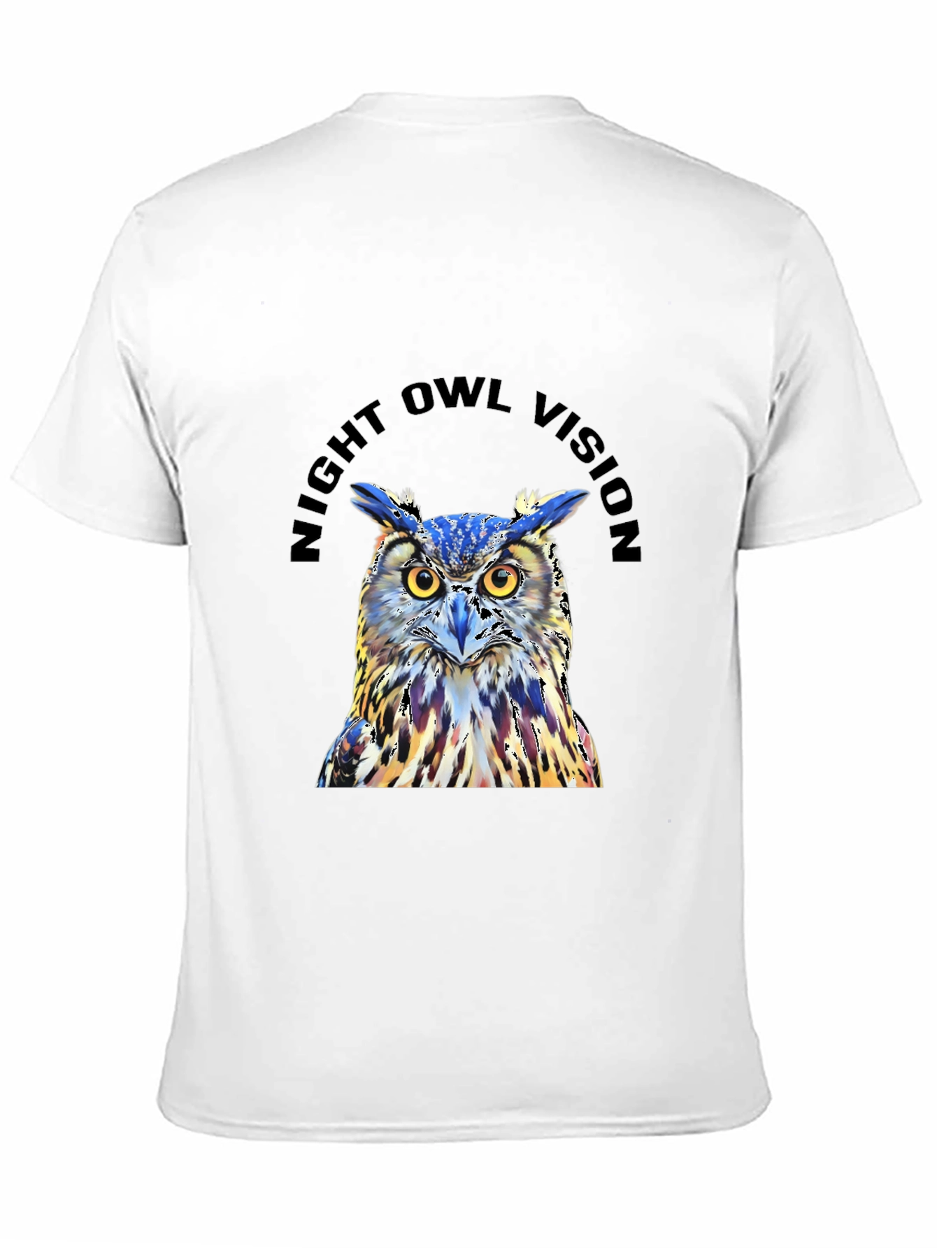Night Owl Vision Graphic Tee - Black