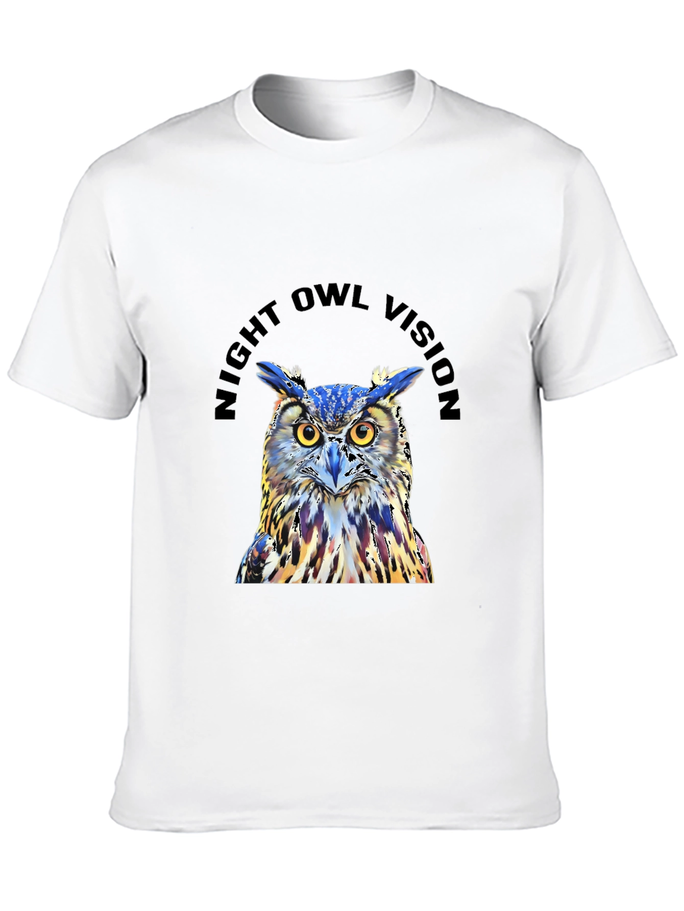 Night Owl Vision Graphic Tee - Black