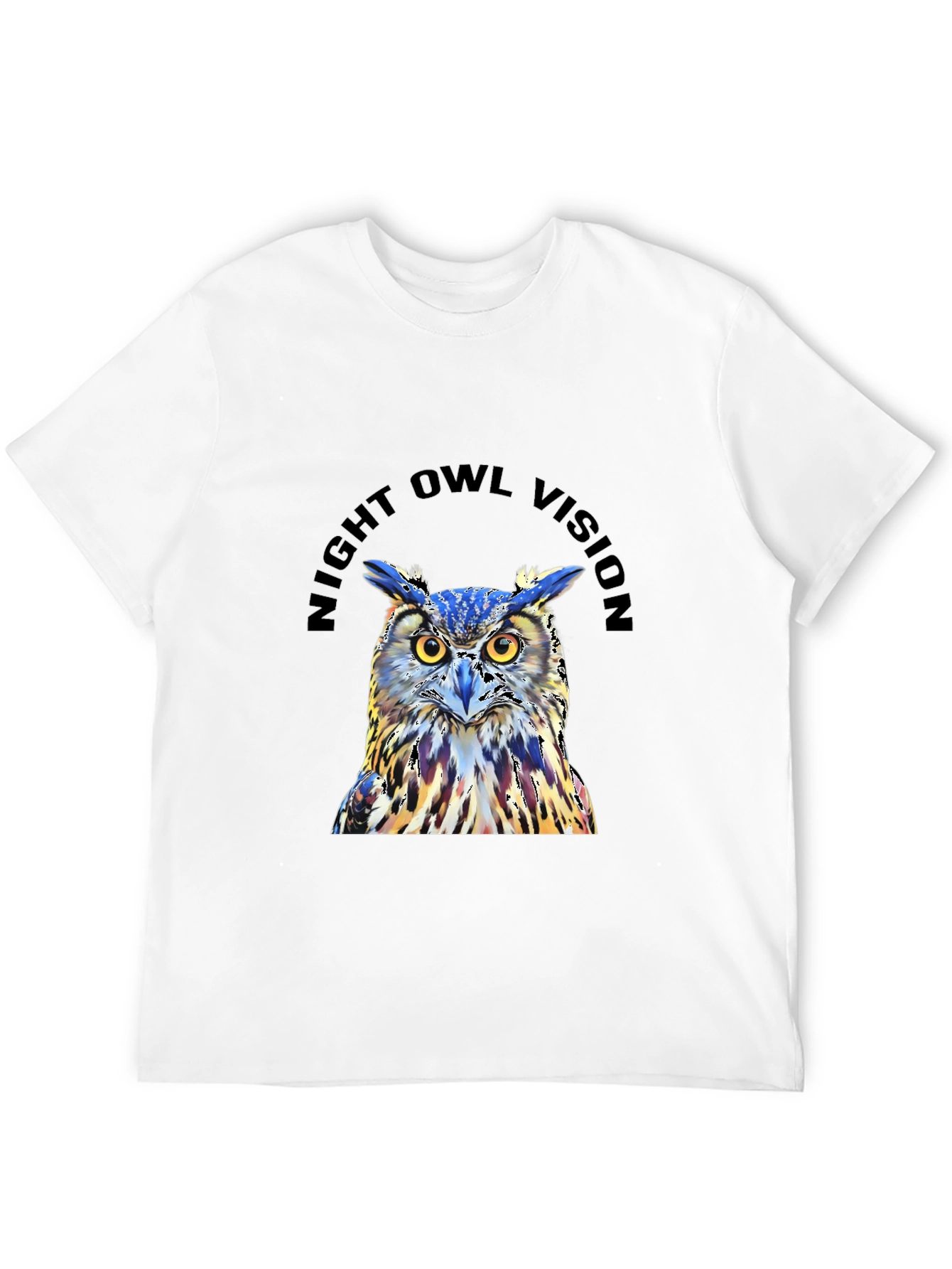 Night Owl Vision Graphic Tee - Black