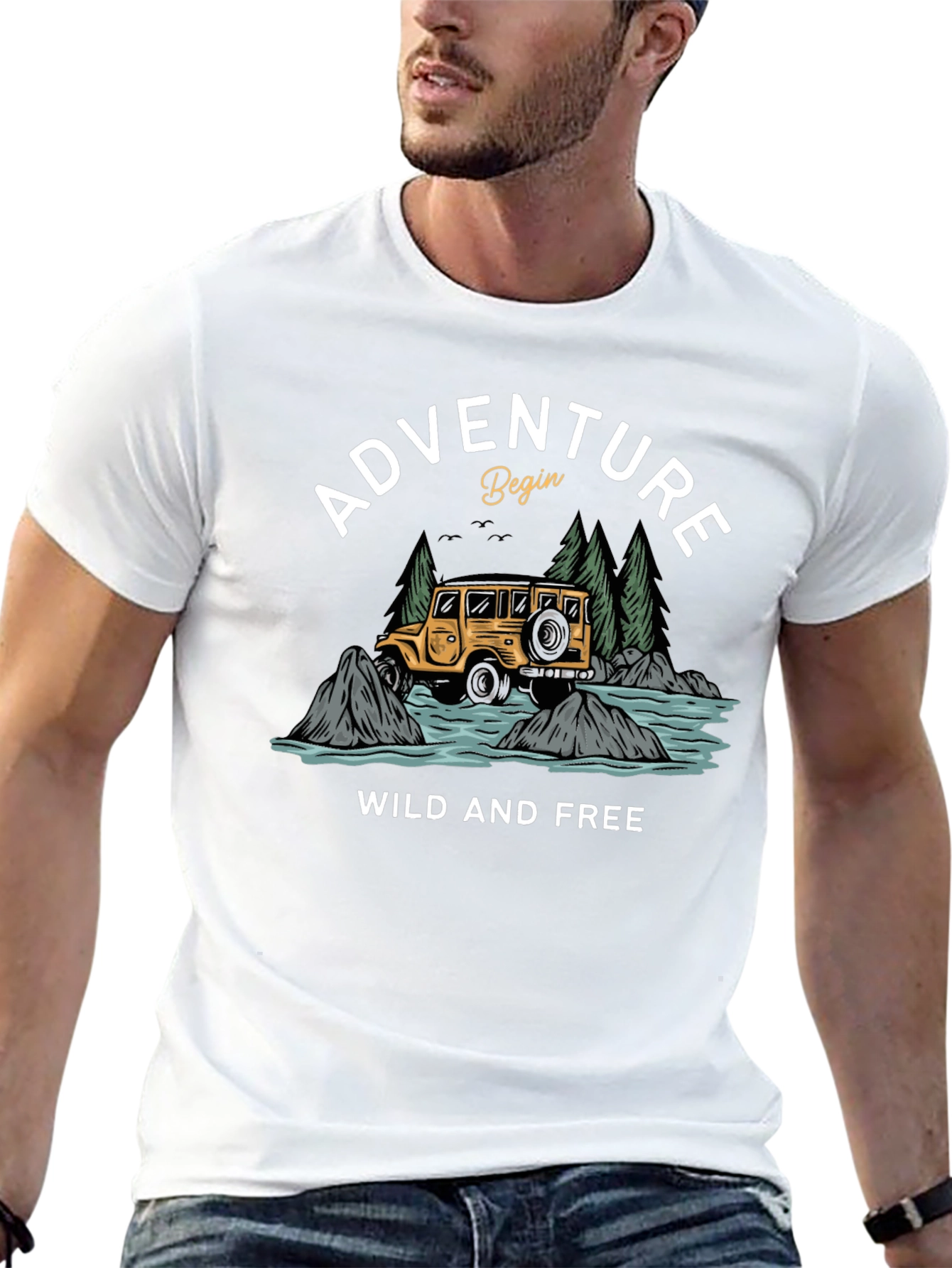 Adventure Begins Graphic Tee