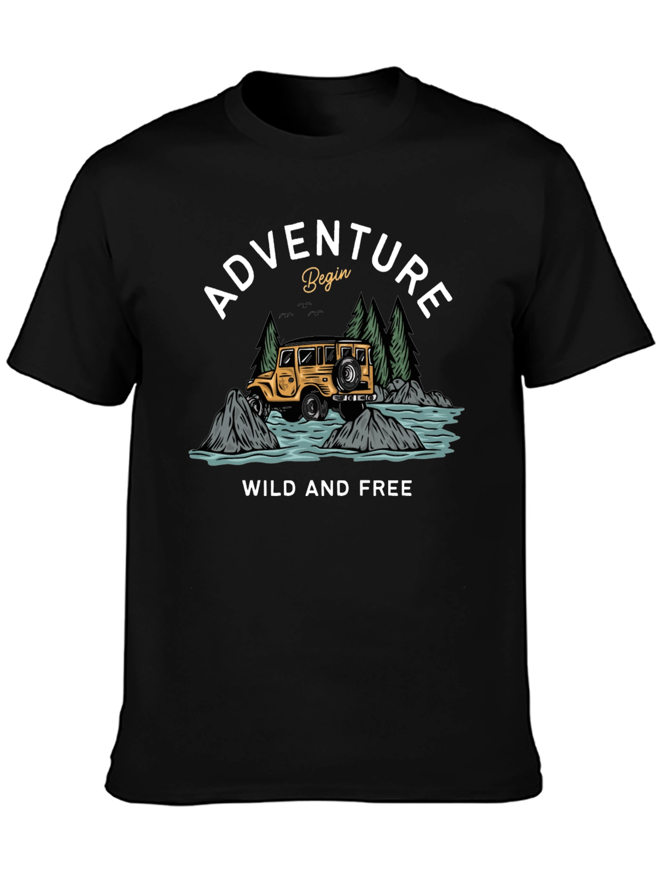 Adventure Begins Graphic Tee