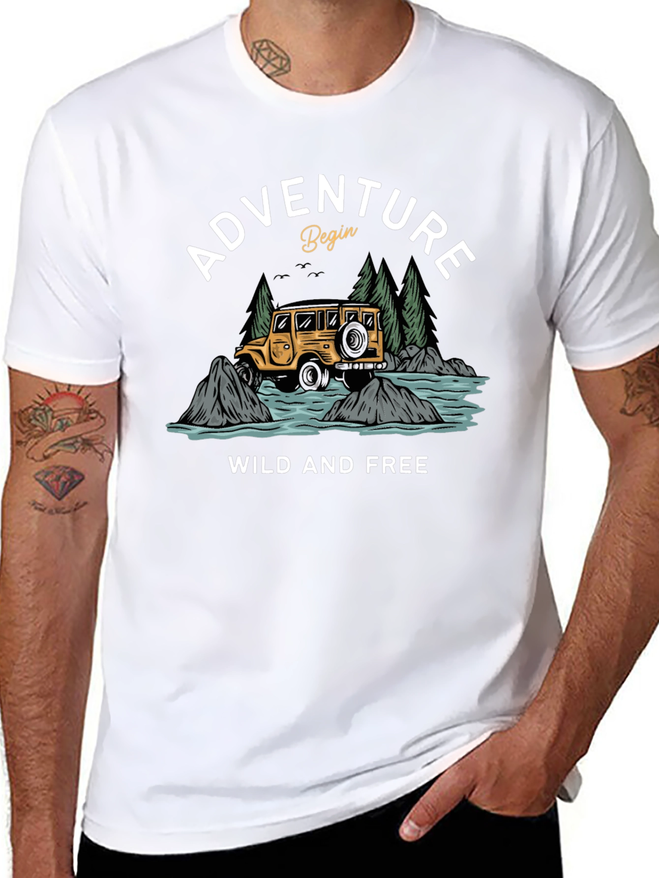 Adventure Begins Graphic Tee