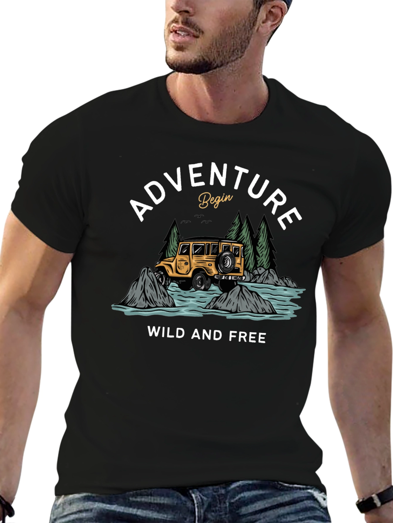 Adventure Begins Graphic Tee