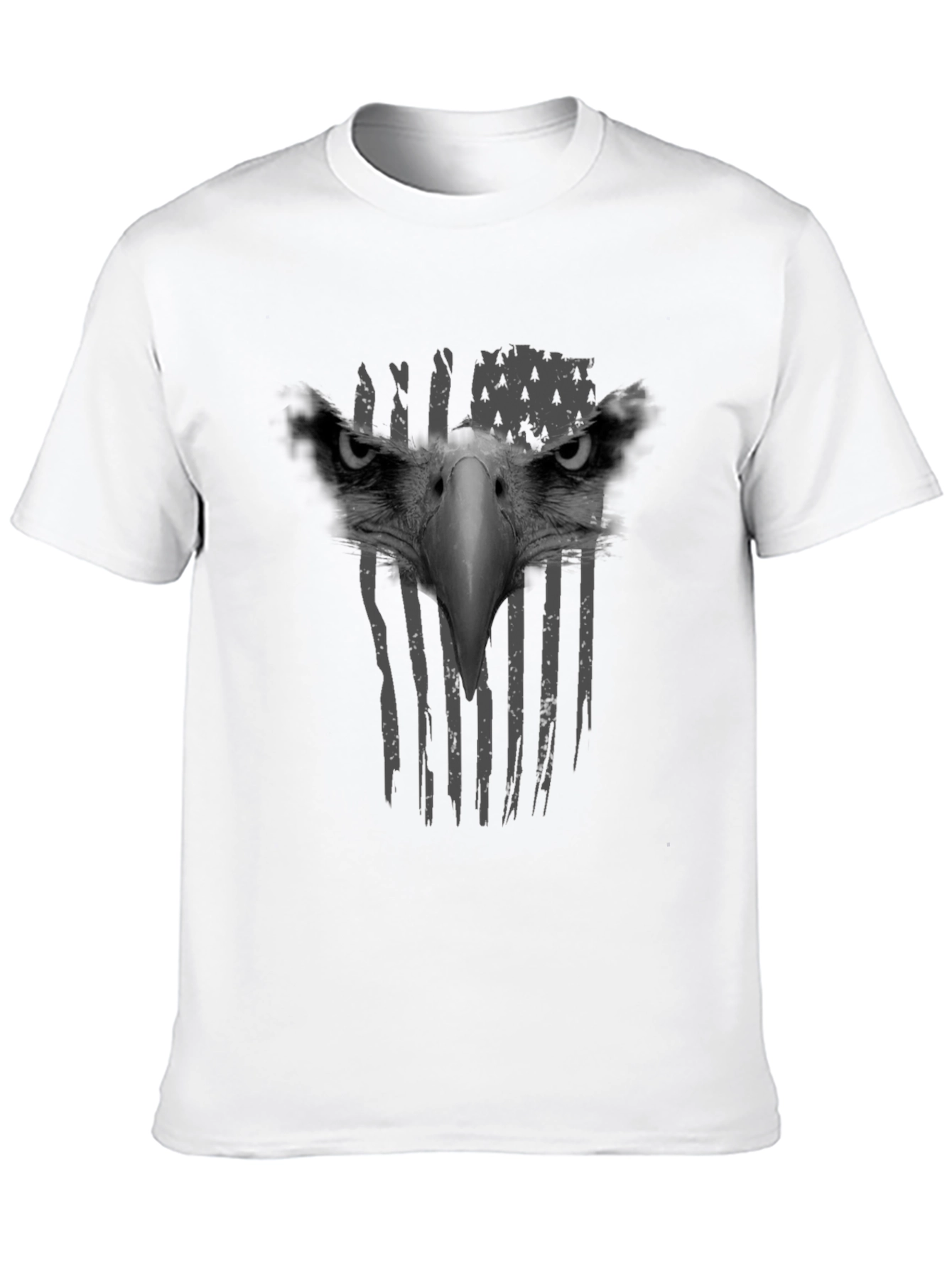 Eagle American Flag Graphic T-Shirt