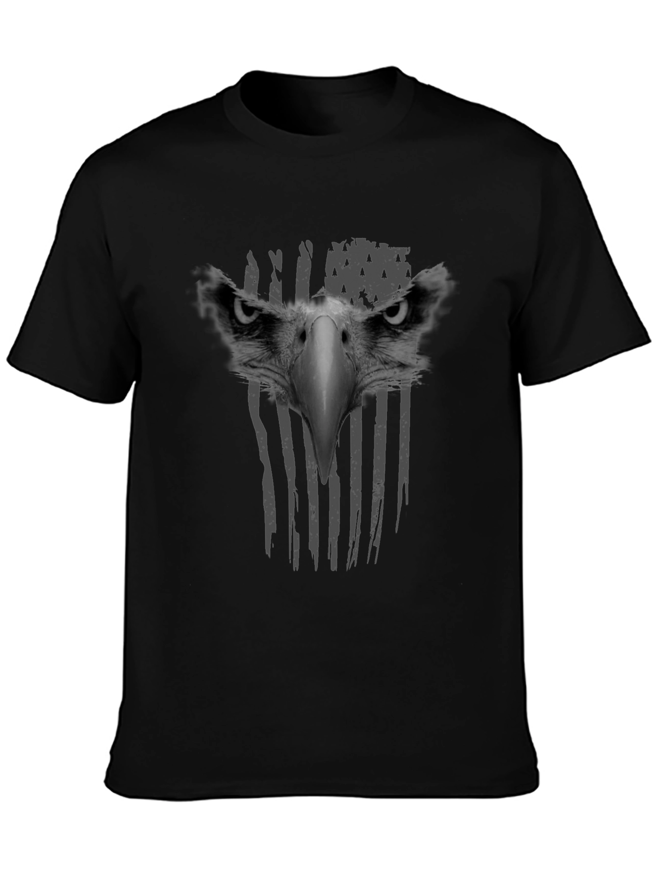 Eagle American Flag Graphic T-Shirt