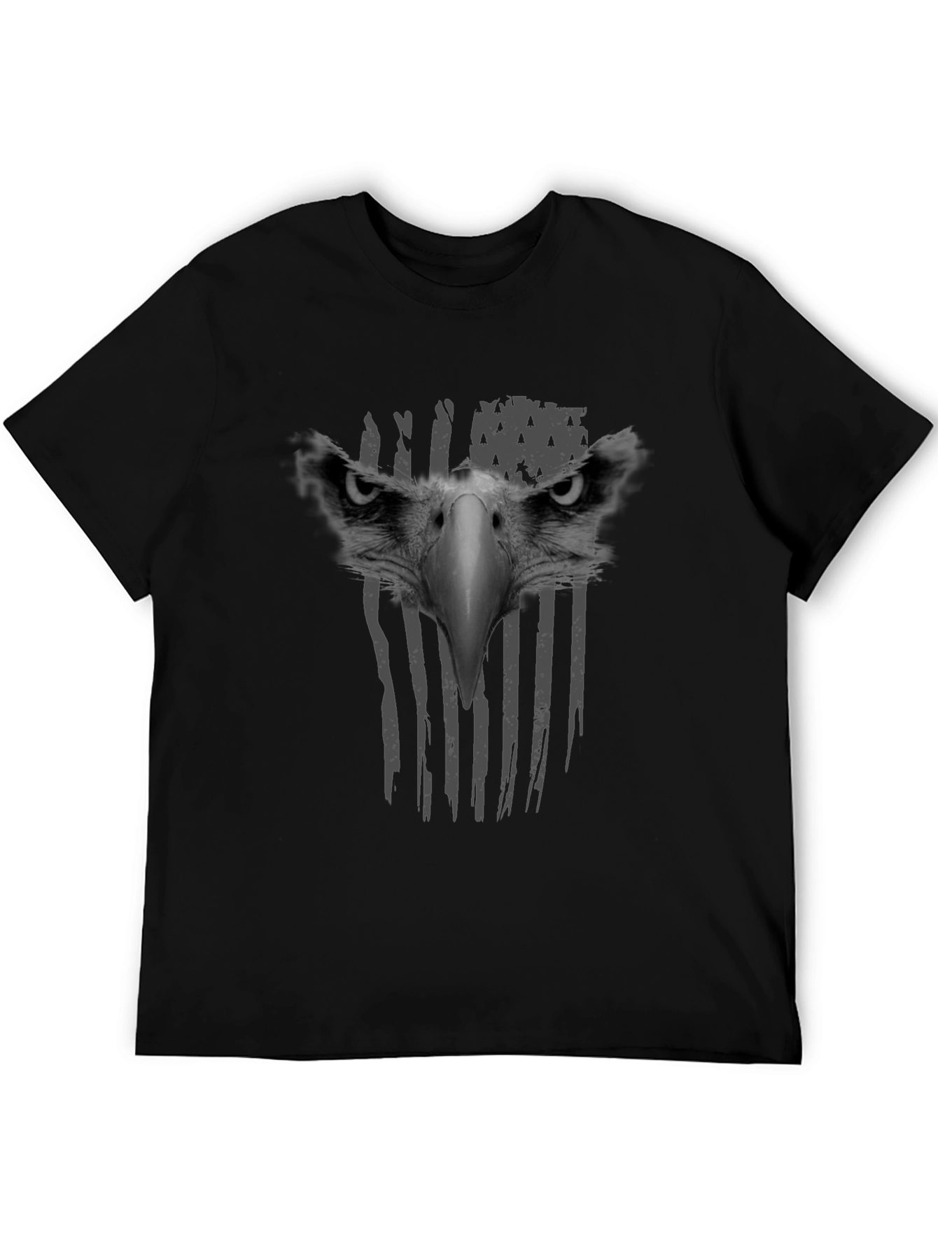 Eagle American Flag Graphic T-Shirt