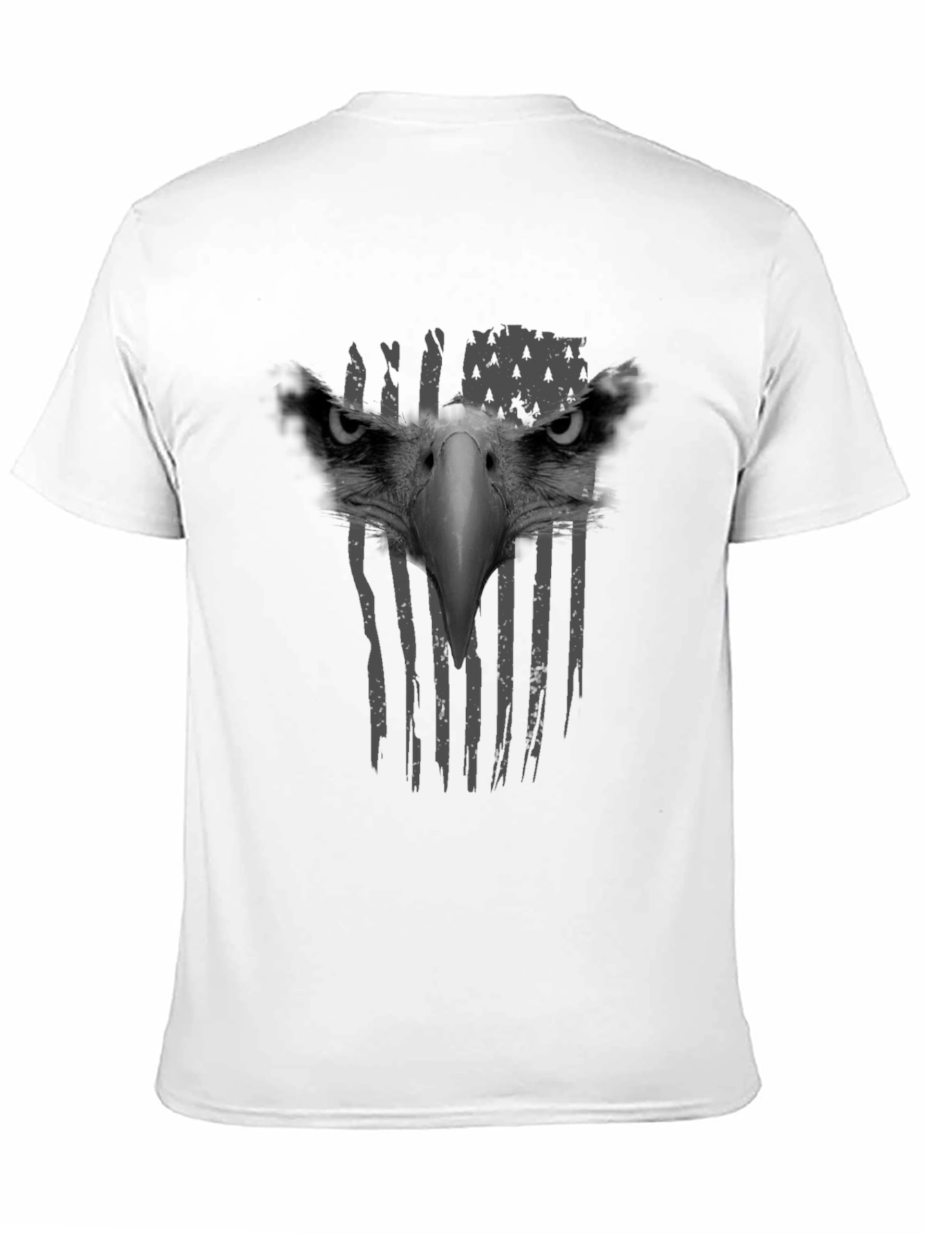 Eagle American Flag Graphic T-Shirt