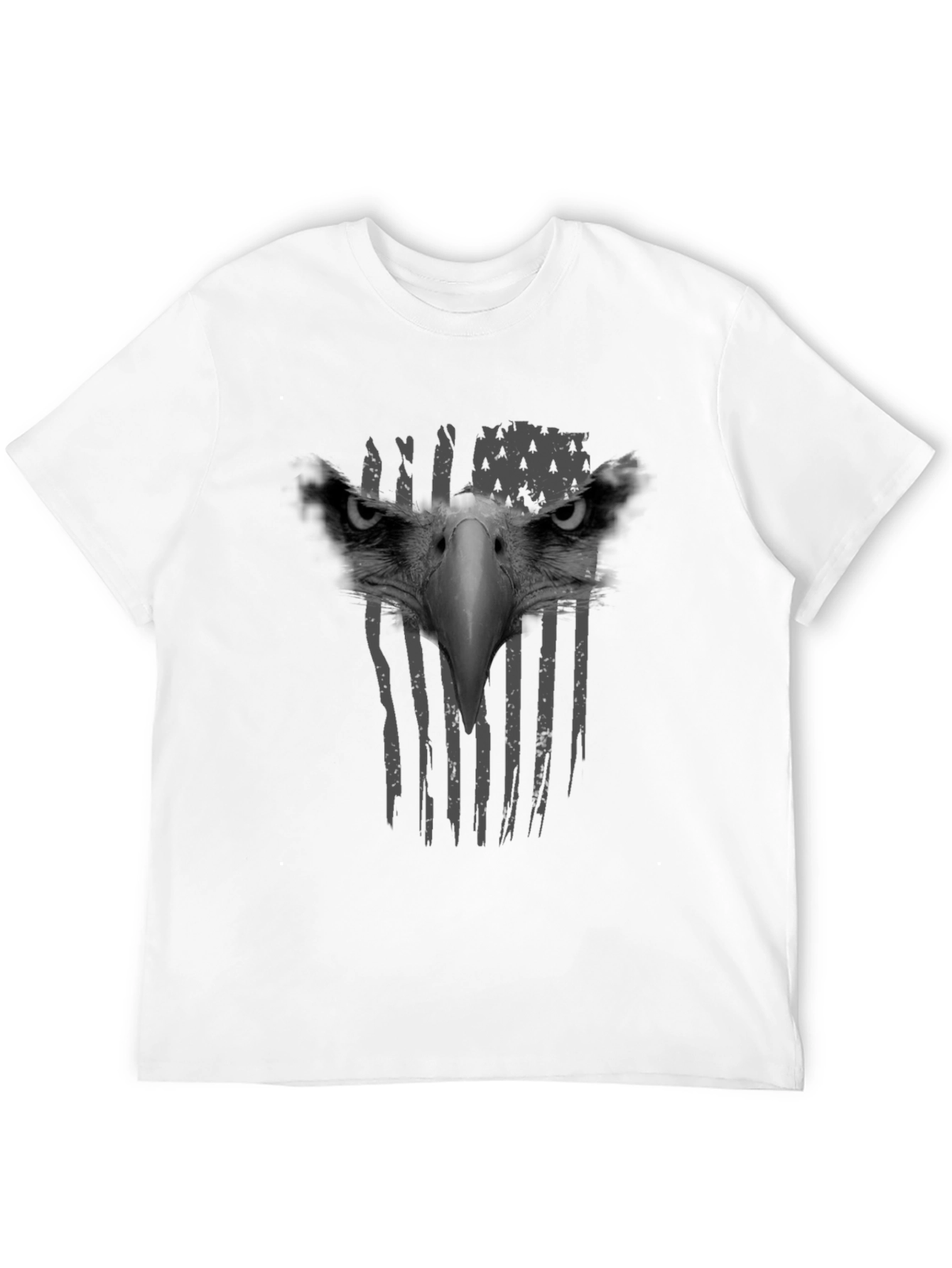 Eagle American Flag Graphic T-Shirt