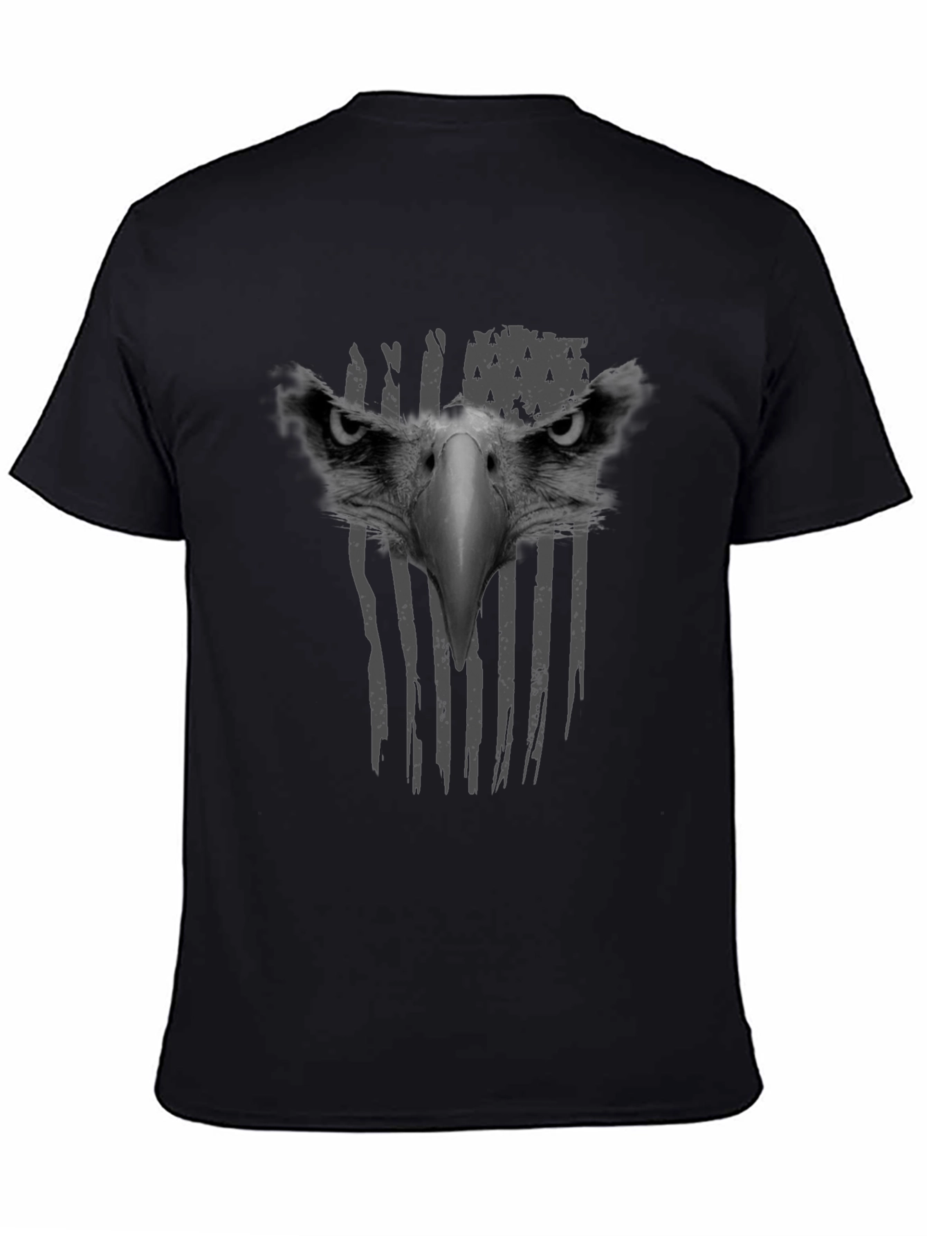 Eagle American Flag Graphic T-Shirt