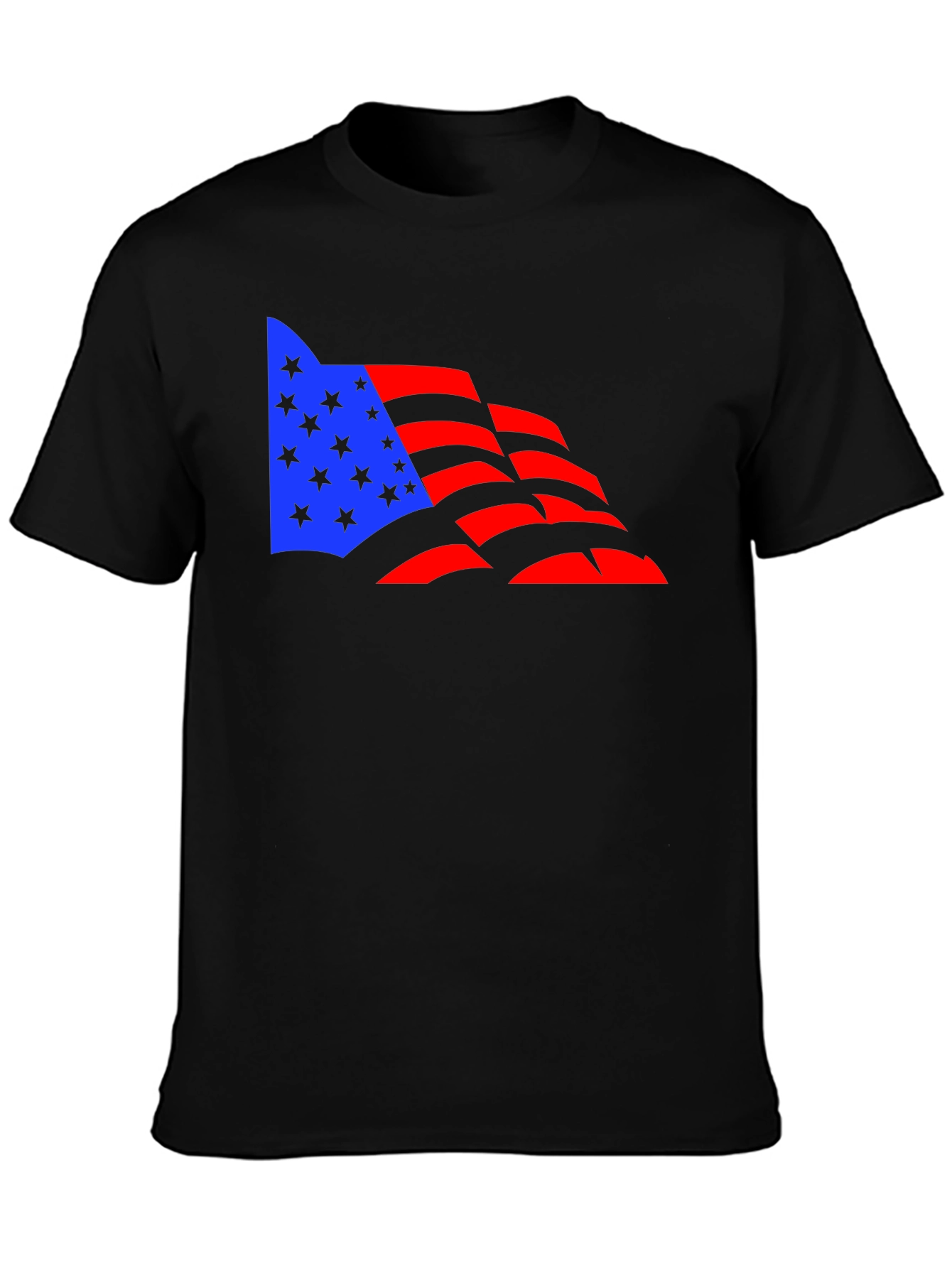 American Flag Graphic Tee - Patriotic Design