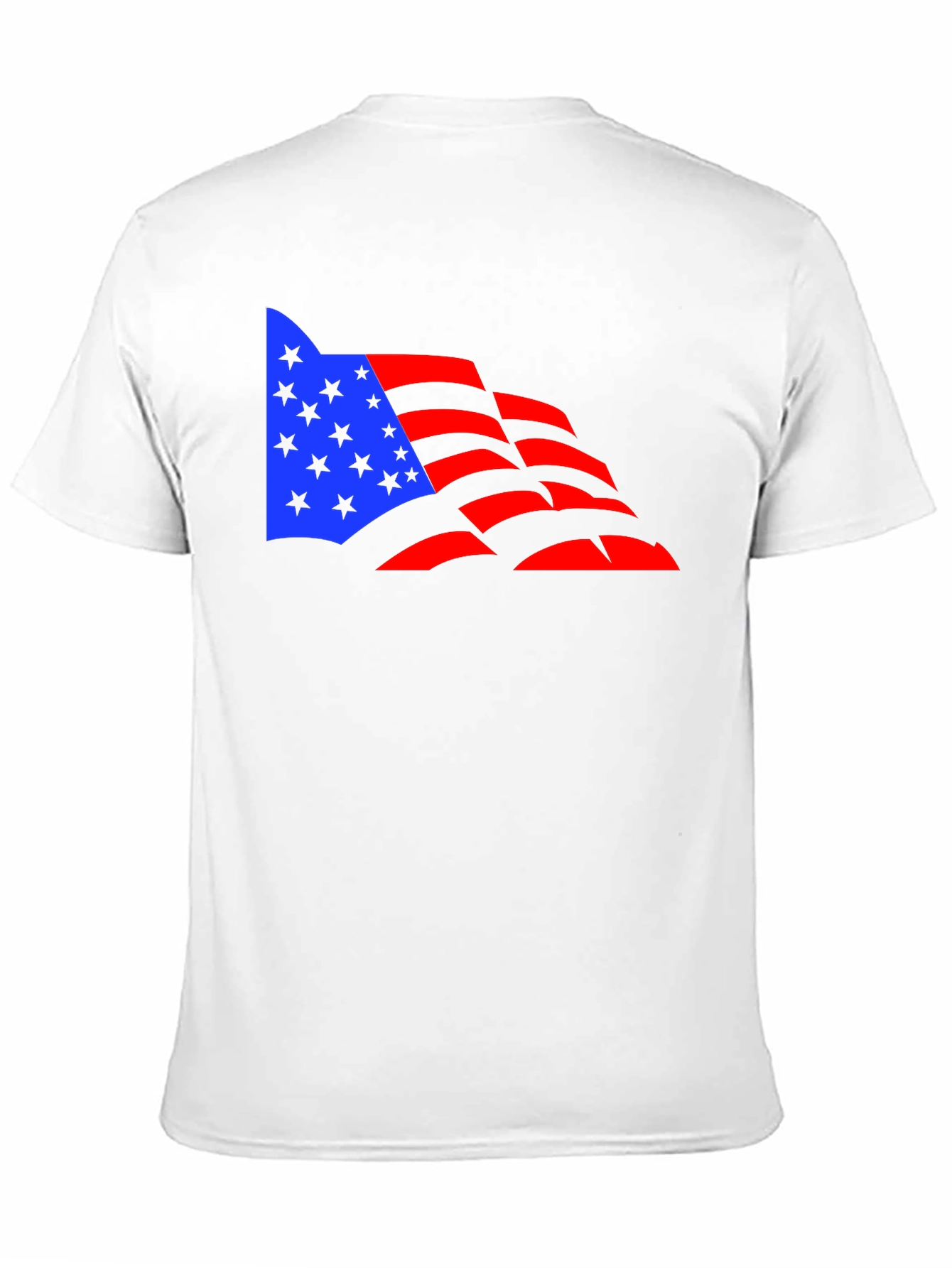 American Flag Graphic Tee - Patriotic Design