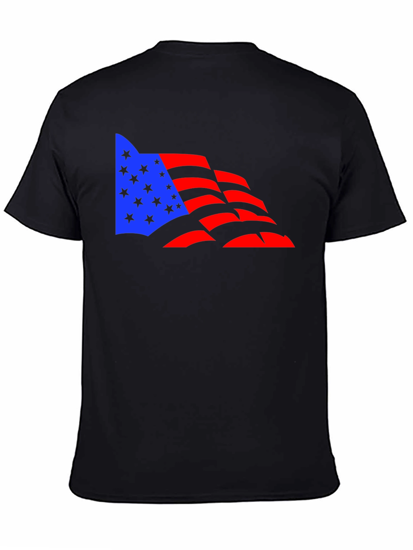 American Flag Graphic Tee - Patriotic Design