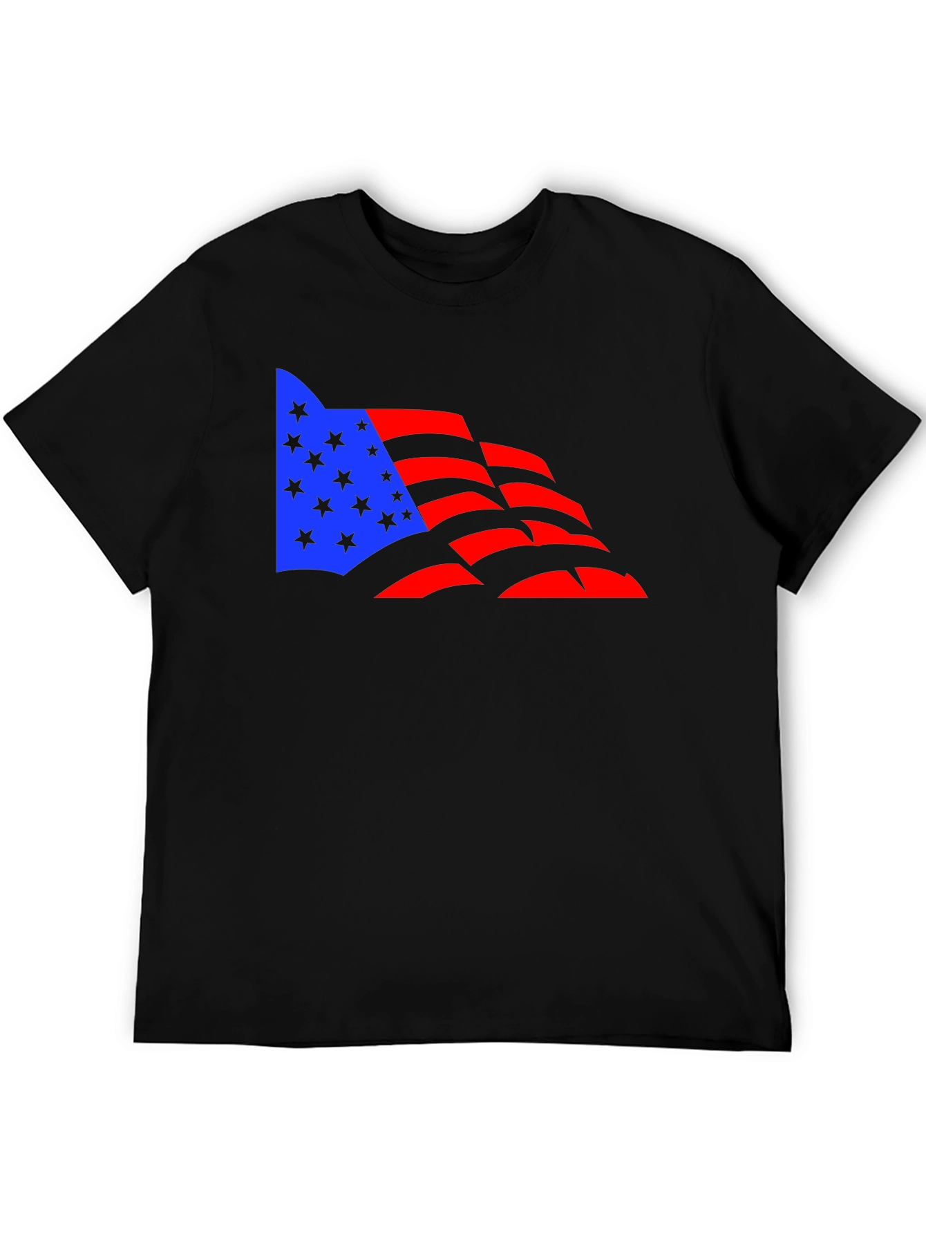 American Flag Graphic Tee - Patriotic Design