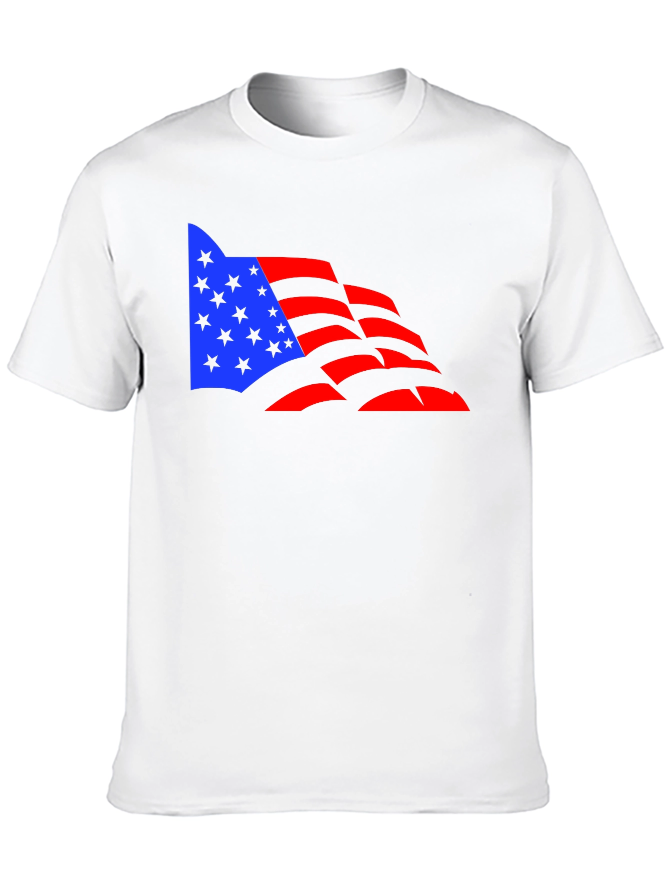 American Flag Graphic Tee - Patriotic Design