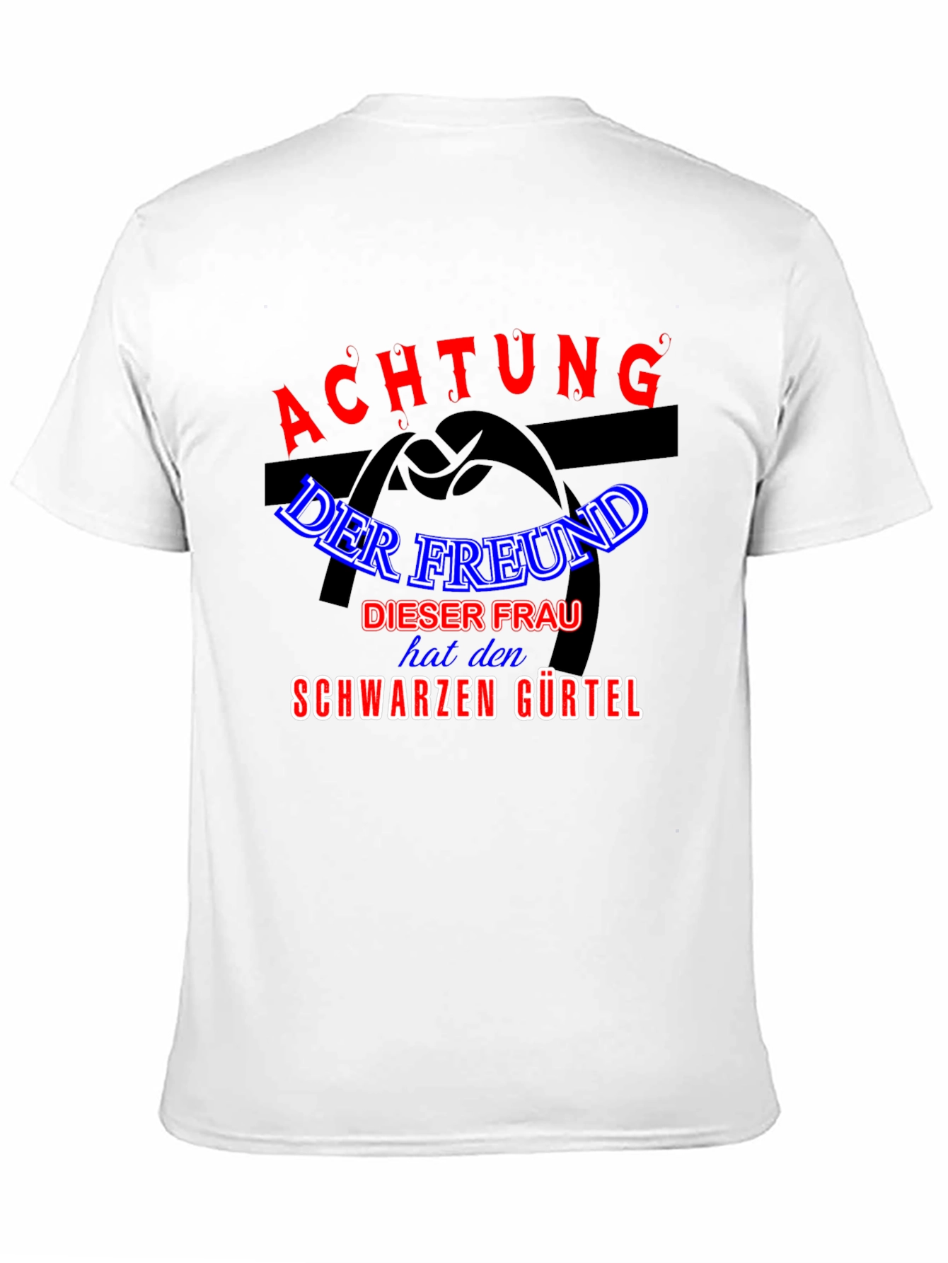 Achtung Black T-Shirt