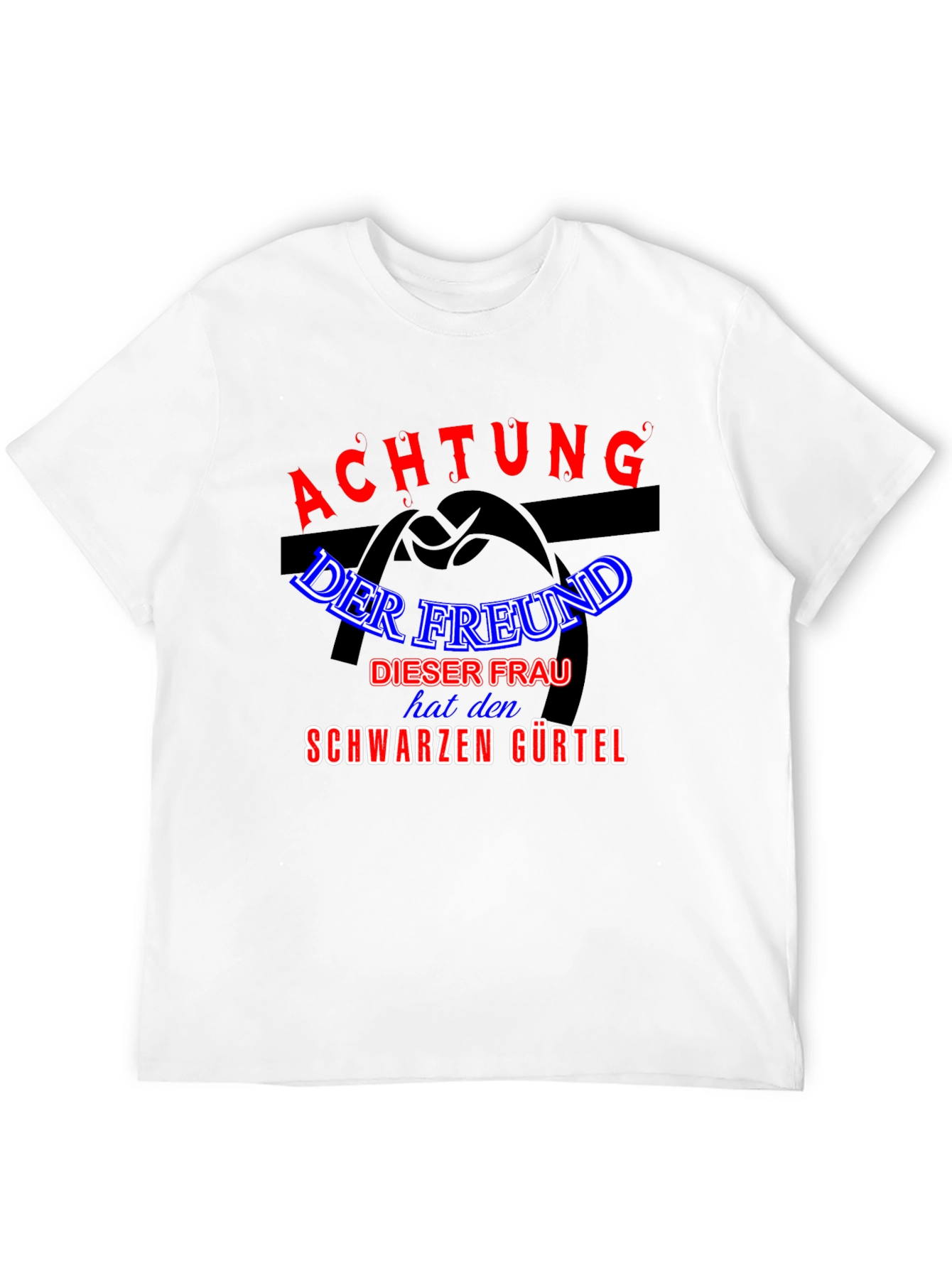 Achtung Black T-Shirt
