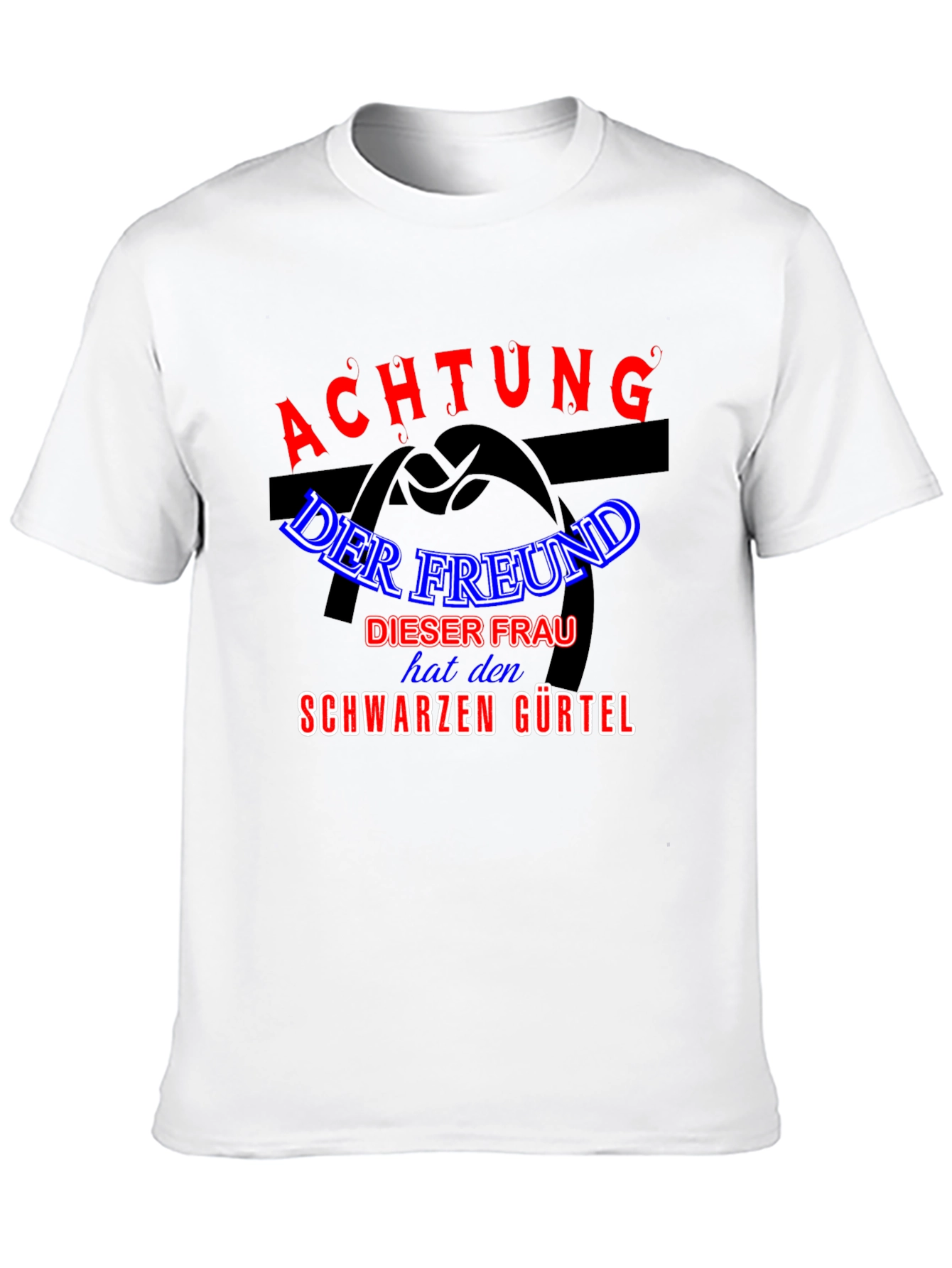 Achtung Black T-Shirt