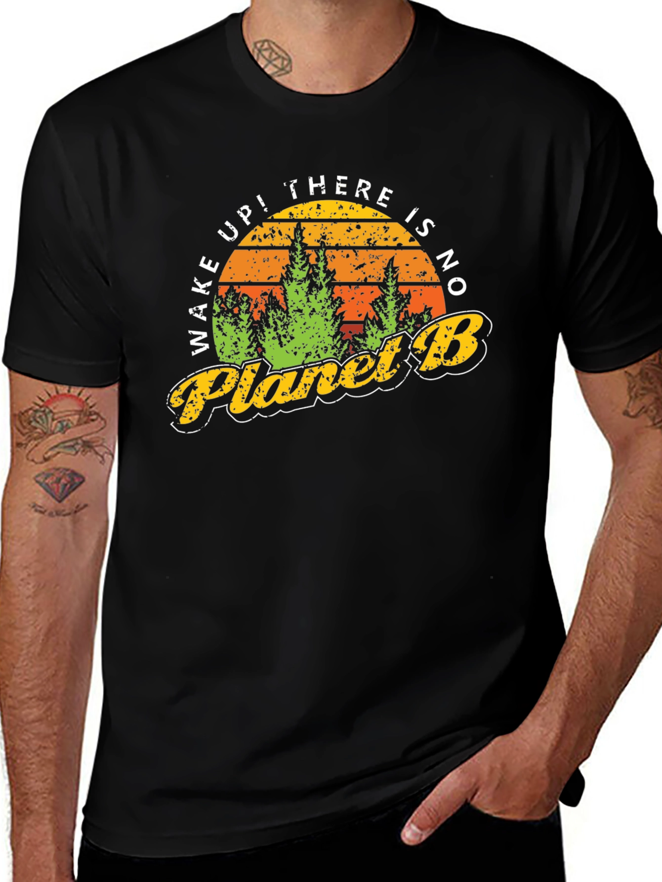 Eco-Friendly Planet B Graphic Tee