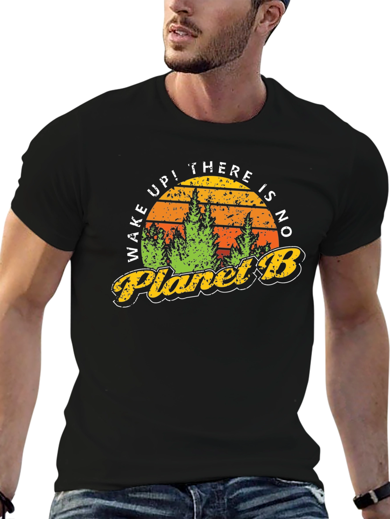 Eco-Friendly Planet B Graphic Tee