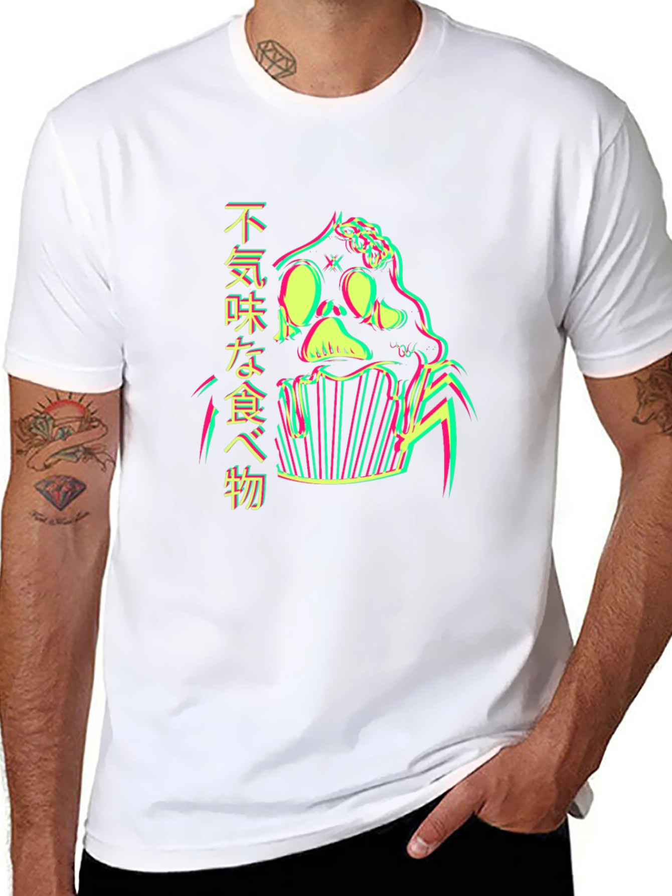 Zombie Cupcake Graphic T-Shirt