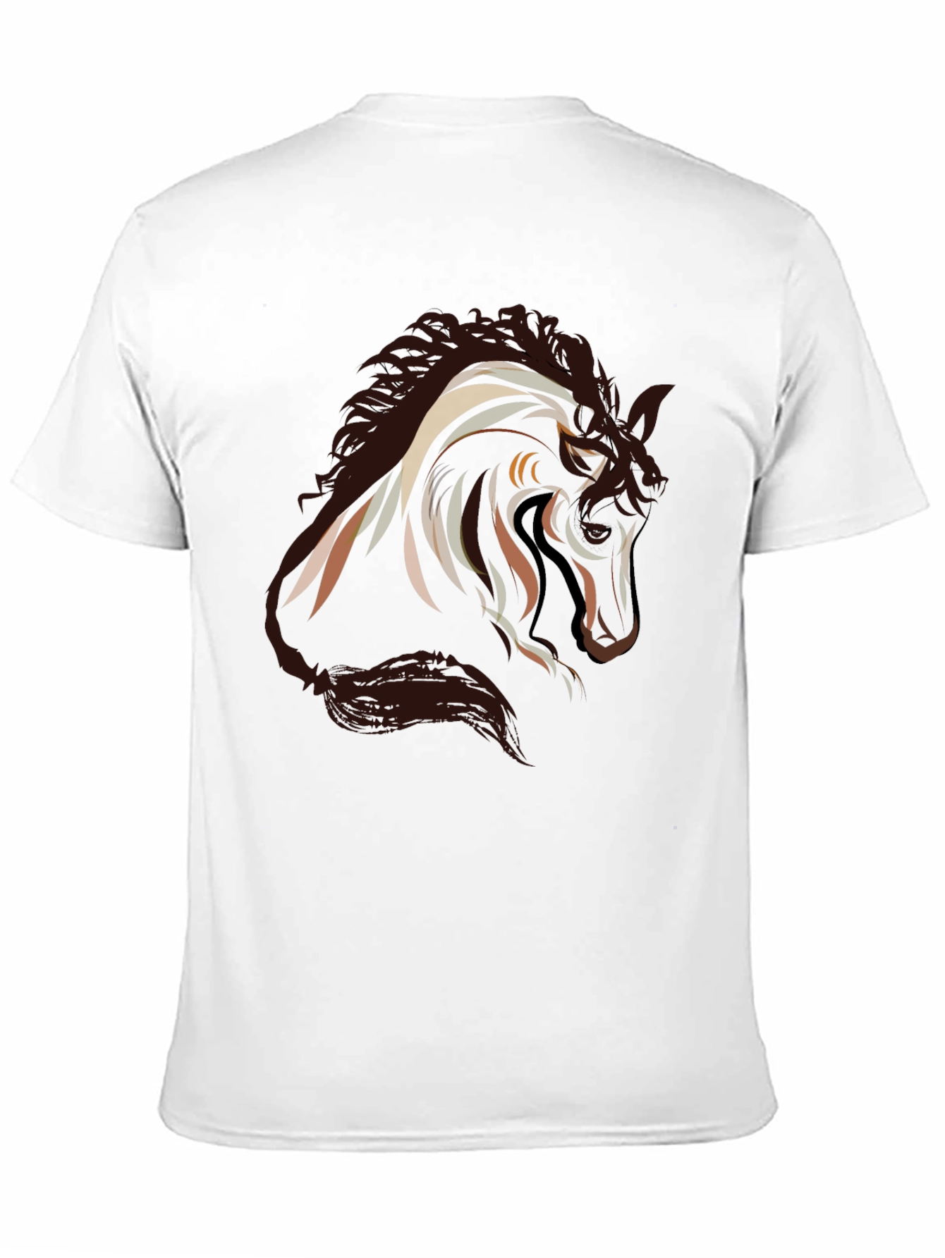 Horse Graphic Black T-Shirt