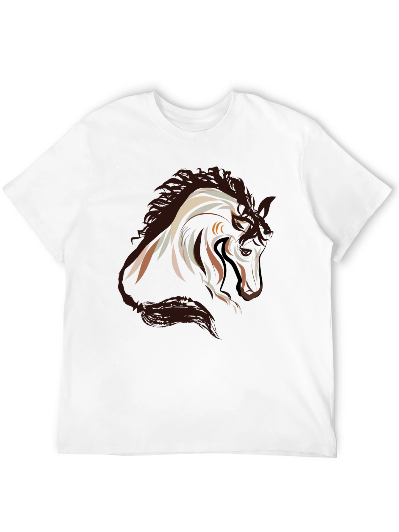 Horse Graphic Black T-Shirt