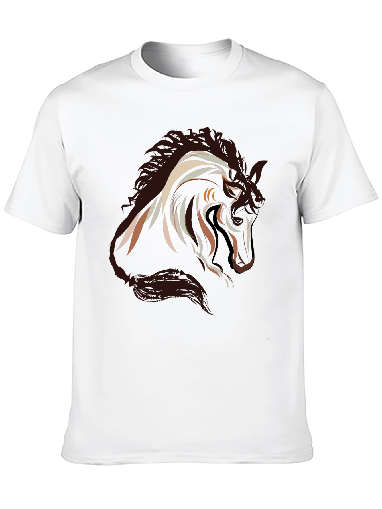 Horse Graphic Black T-Shirt