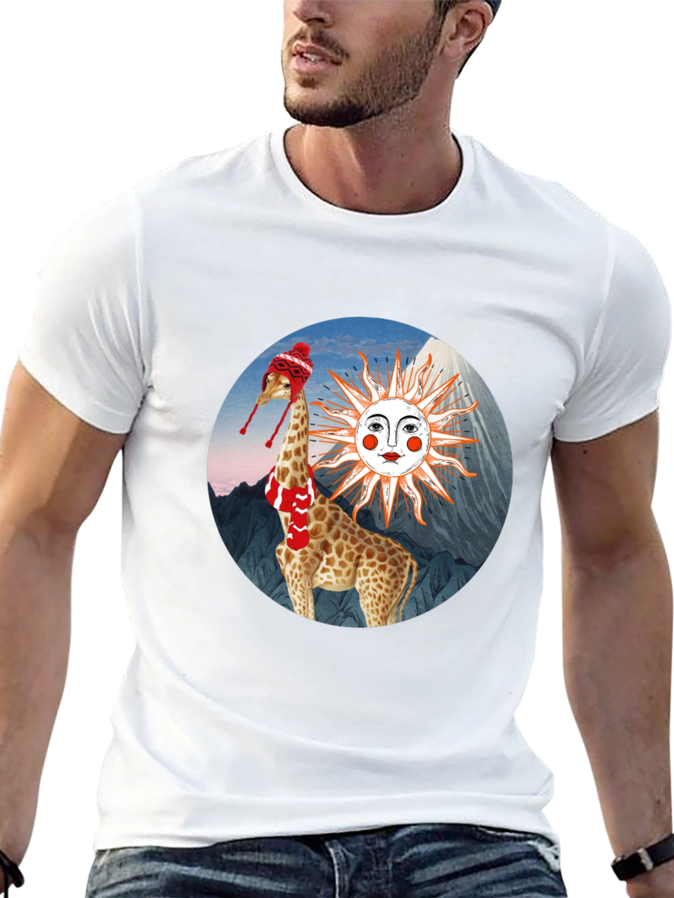 Whimsical Giraffe T-Shirt