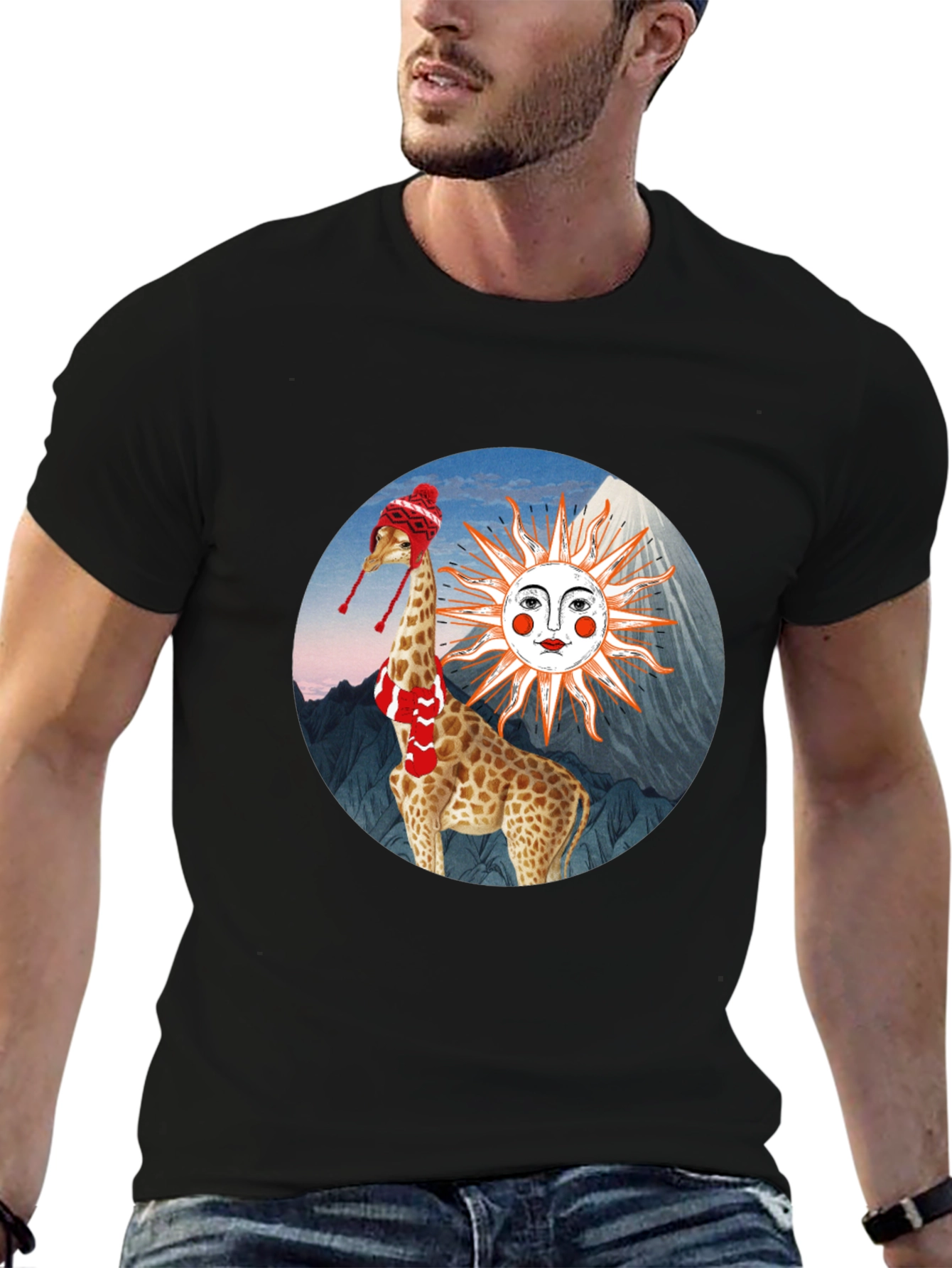 Whimsical Giraffe T-Shirt