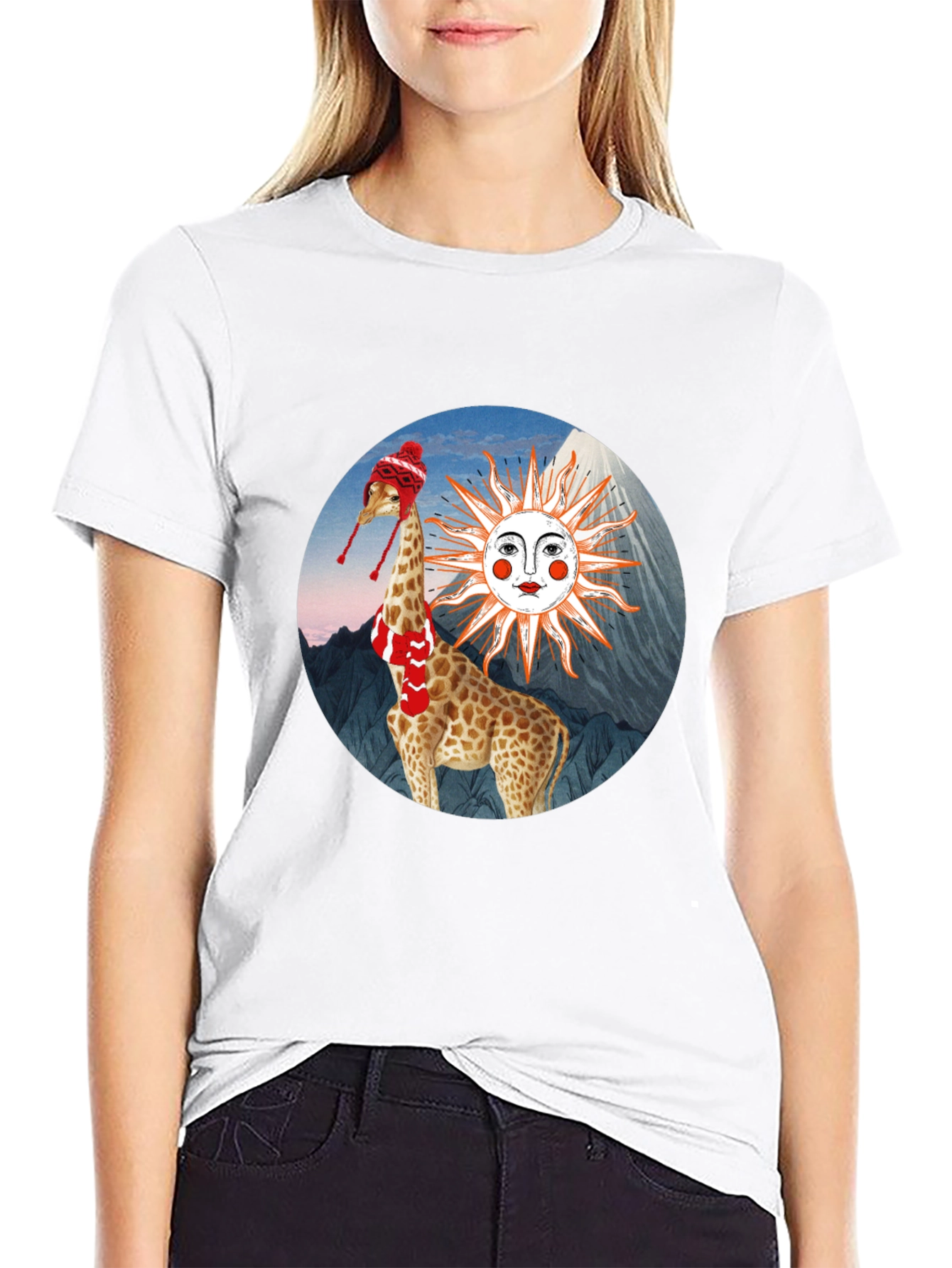 Whimsical Giraffe T-Shirt