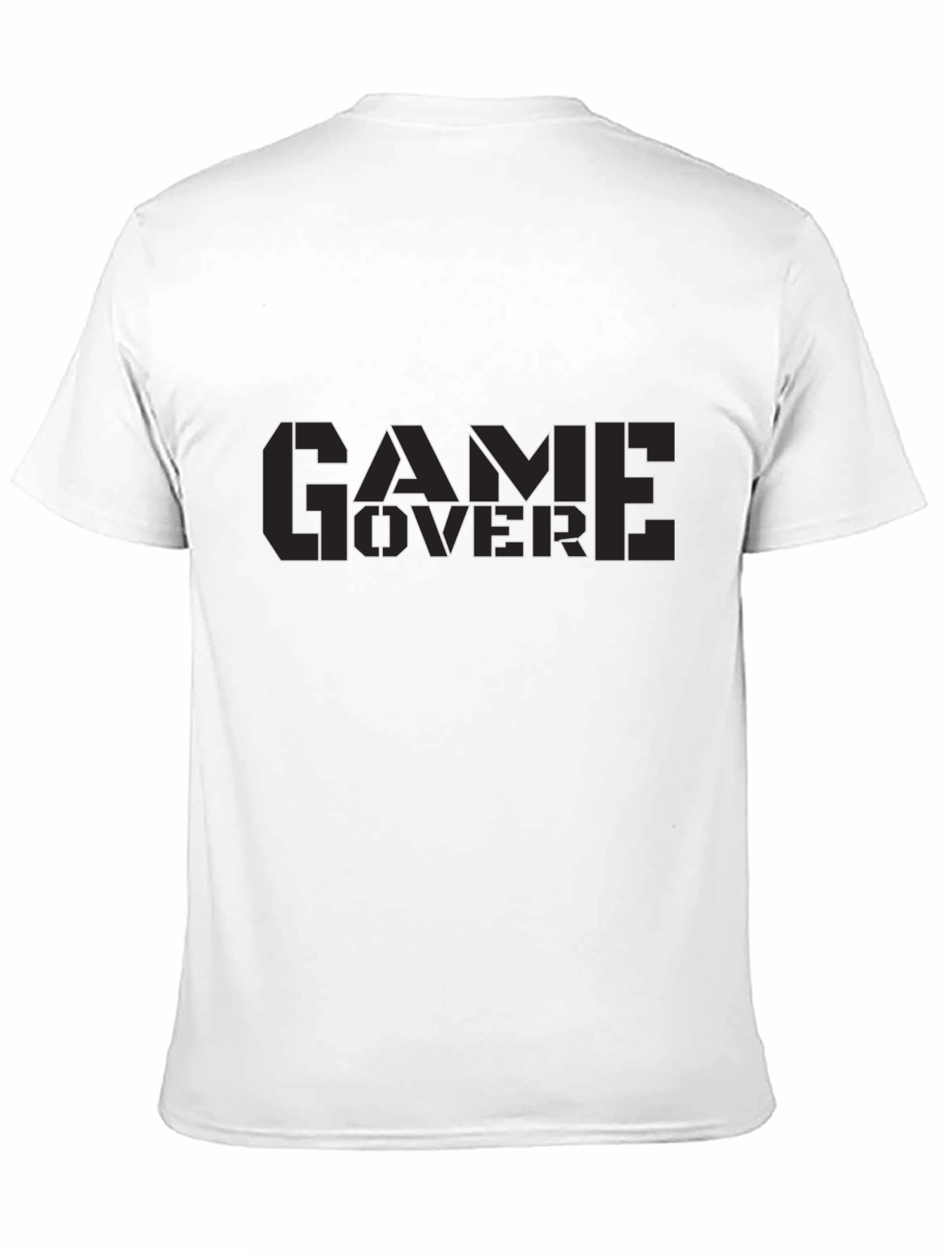 Game Over Black T-Shirt - Gamer Style