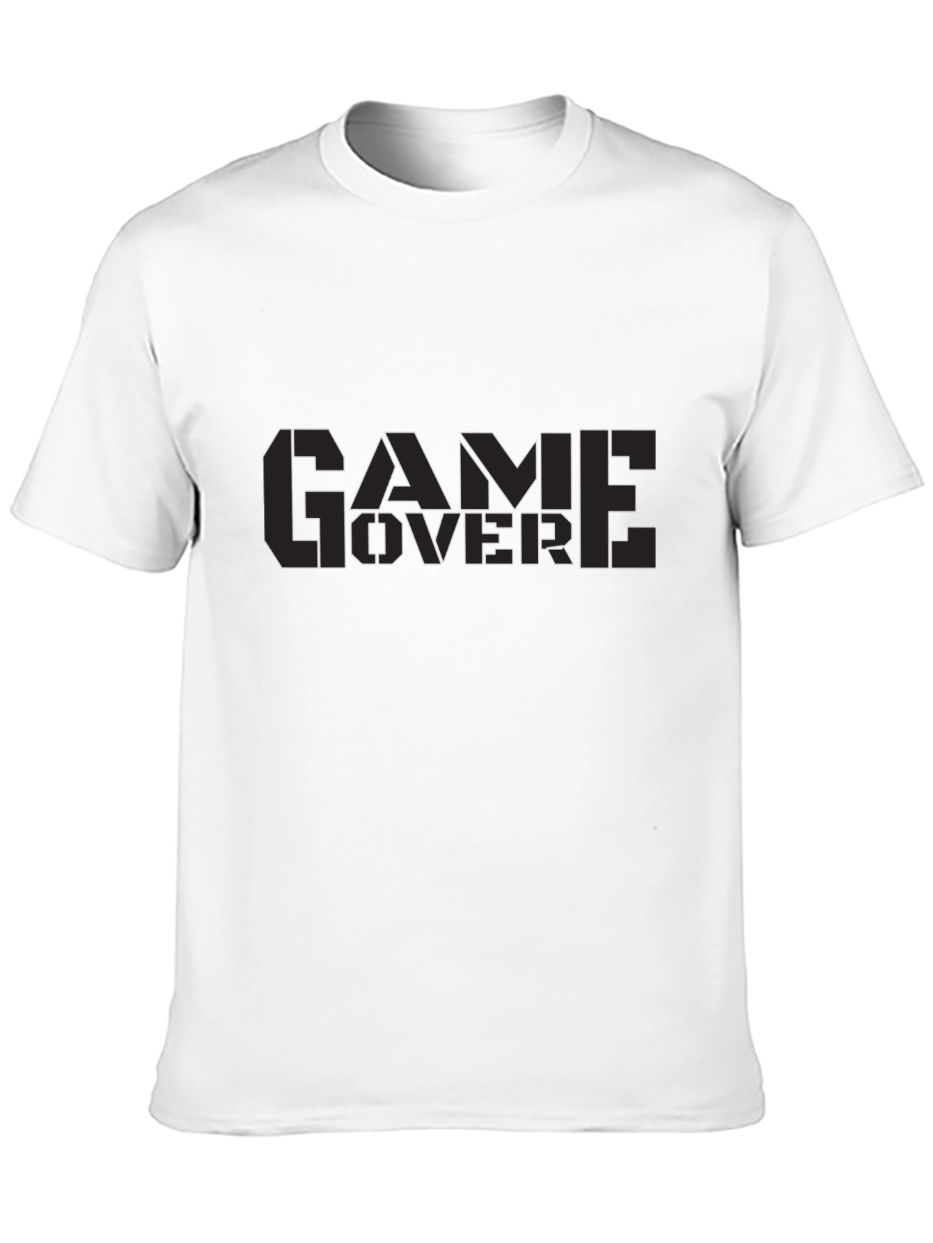 Game Over Black T-Shirt - Gamer Style