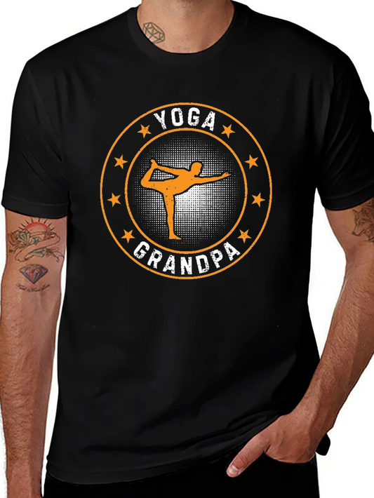 Yoga Grandpa T-Shirt - Unique Fitness Gift