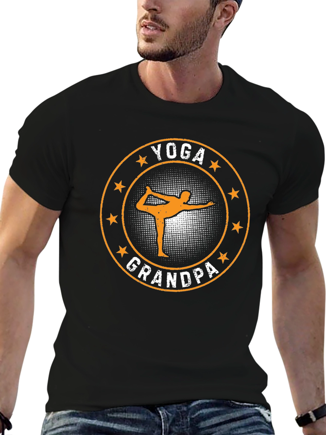 Yoga Grandpa T-Shirt - Unique Fitness Gift
