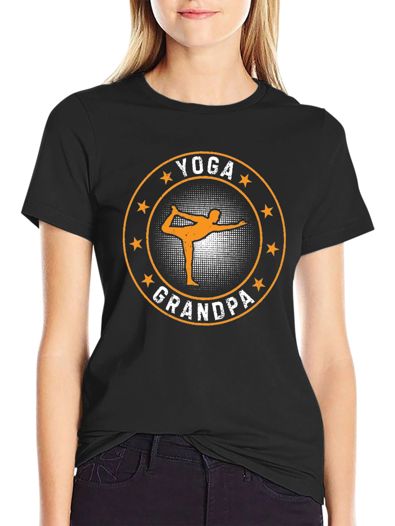 Yoga Grandpa T-Shirt - Unique Fitness Gift
