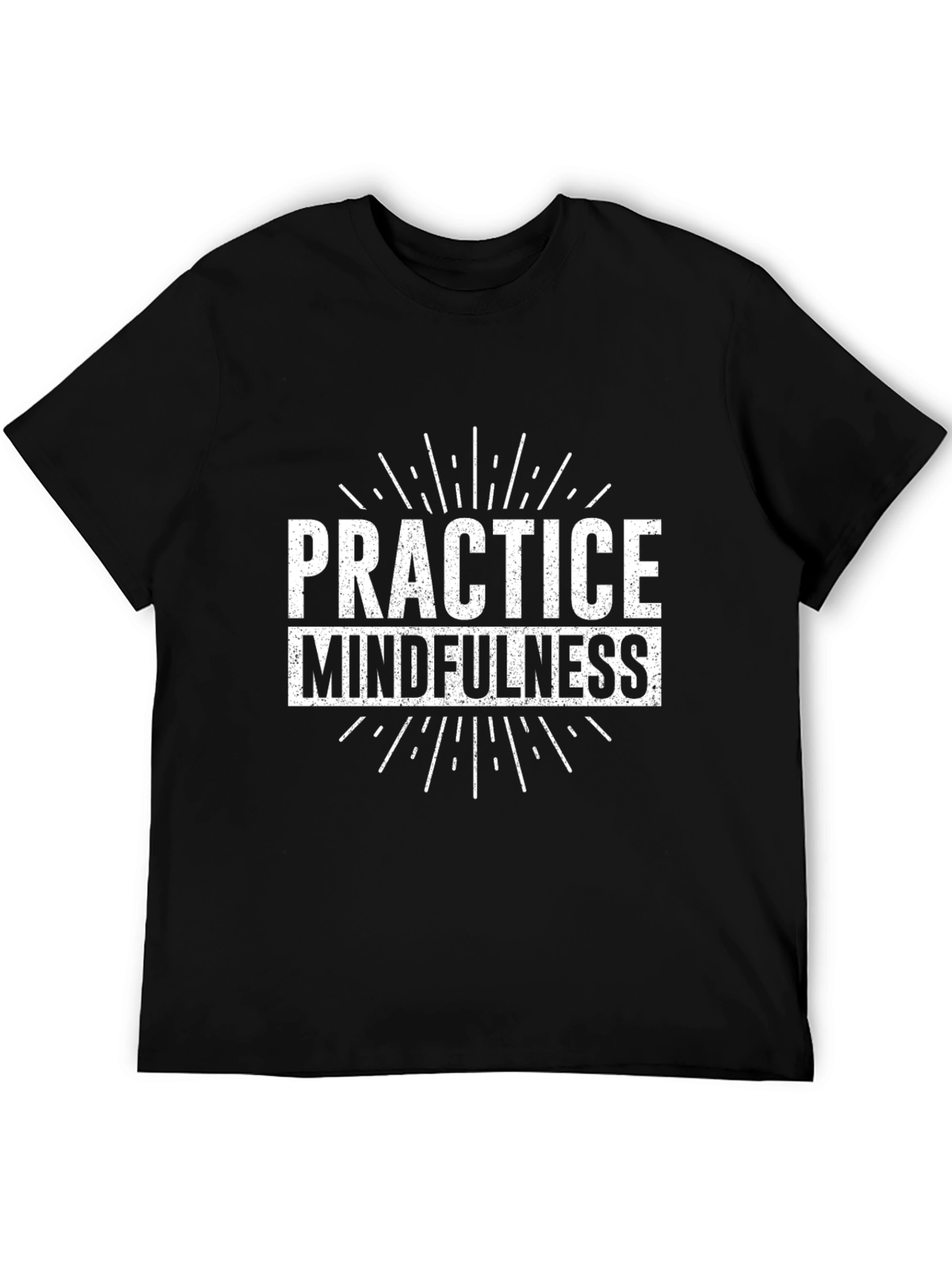 Practice Mindfulness Black Tee