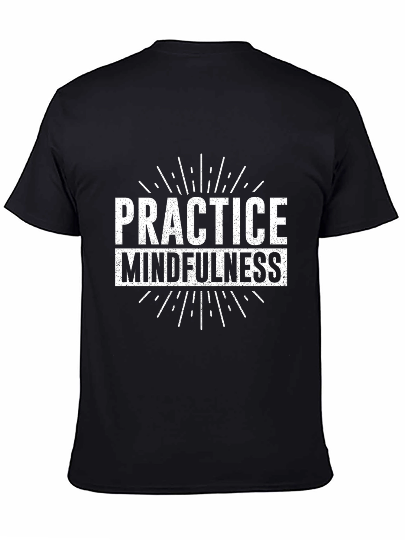 Practice Mindfulness Black Tee