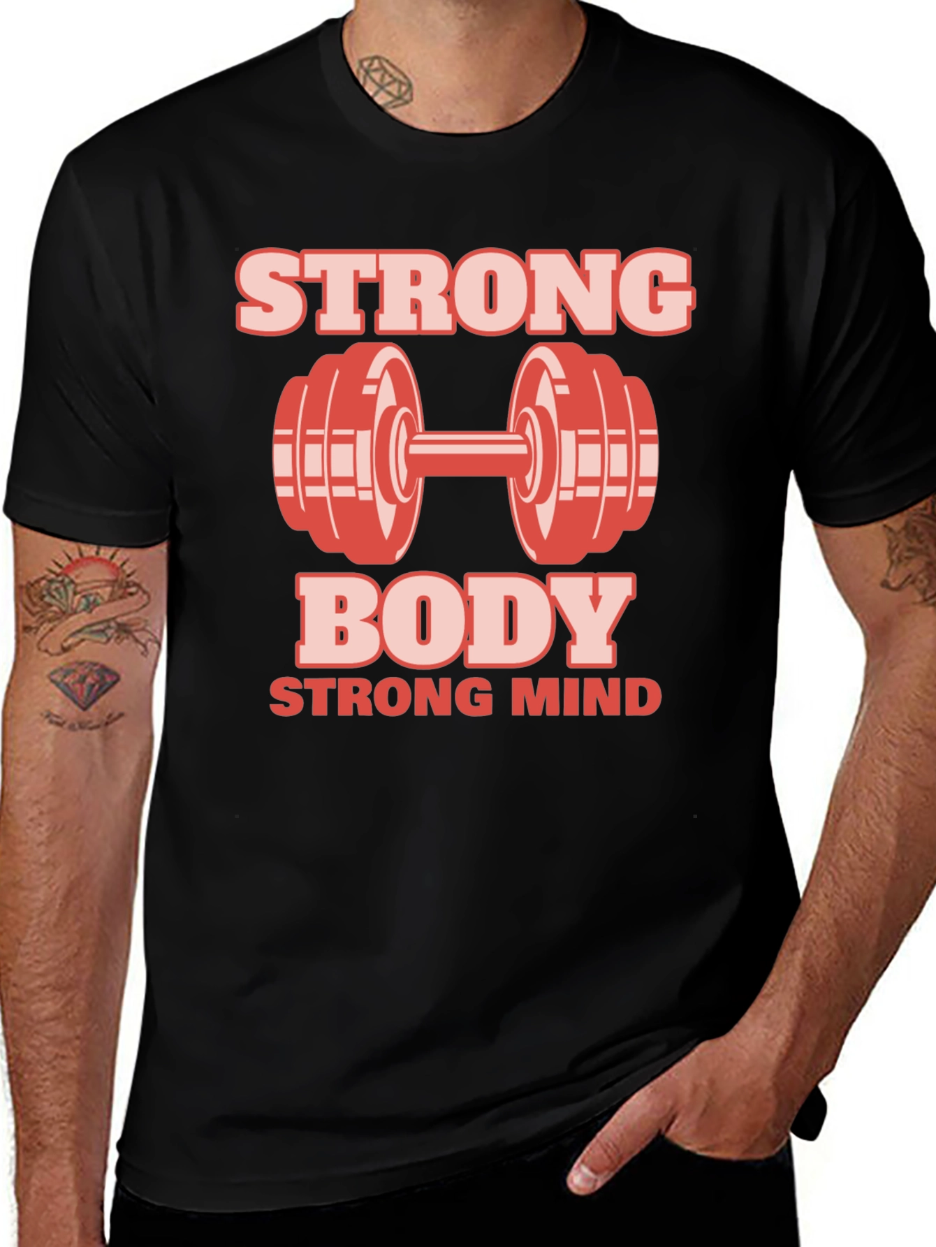 Strong Body Strong Mind Fitness T-Shirt