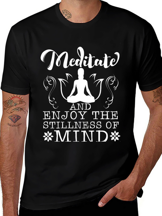 Meditate Mind T-Shirt - Black